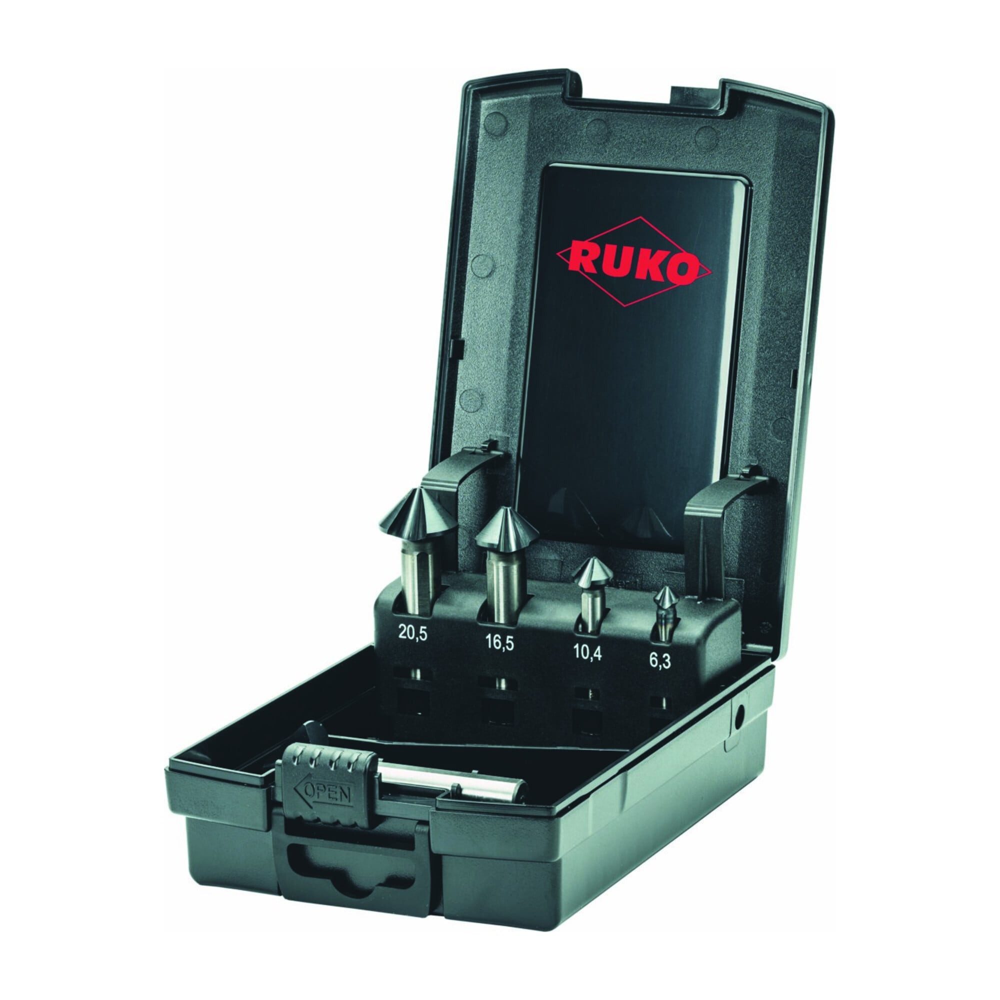 Ruko Kegelsenker RUKO Ultimatecut Senkersatz HSS RUnaTEC 6,3-25,0 mm 5tlg Rose