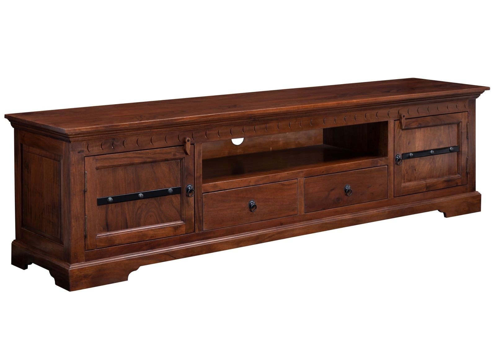 Massivmoebel24 TV-Board (Massivholz), TV-Board Akazie 200x45x55 günstig online kaufen