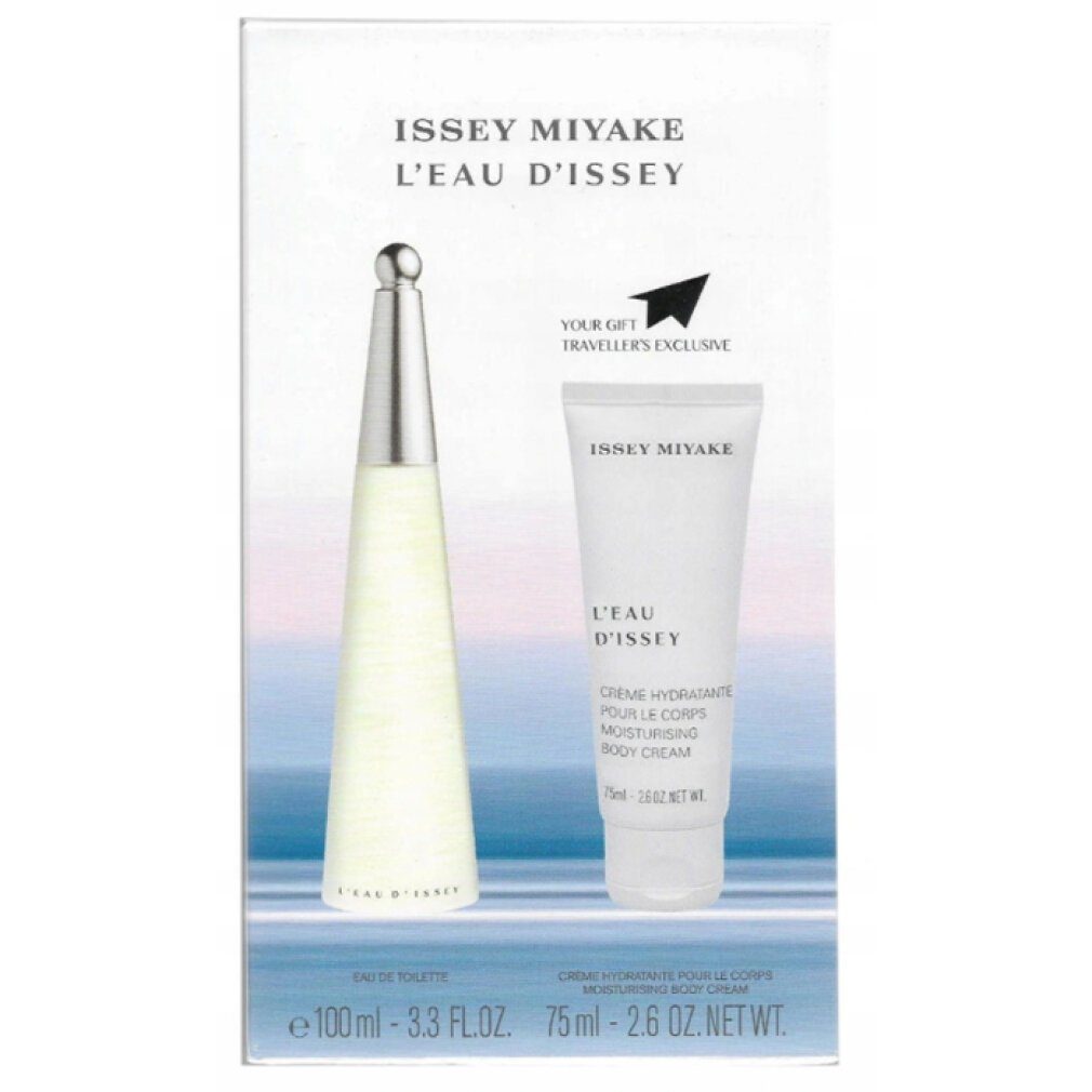 Issey Miyake Duft-Set L'Eau D'Issey Eau De Toilette Spray 100ml Set 3 Artikel