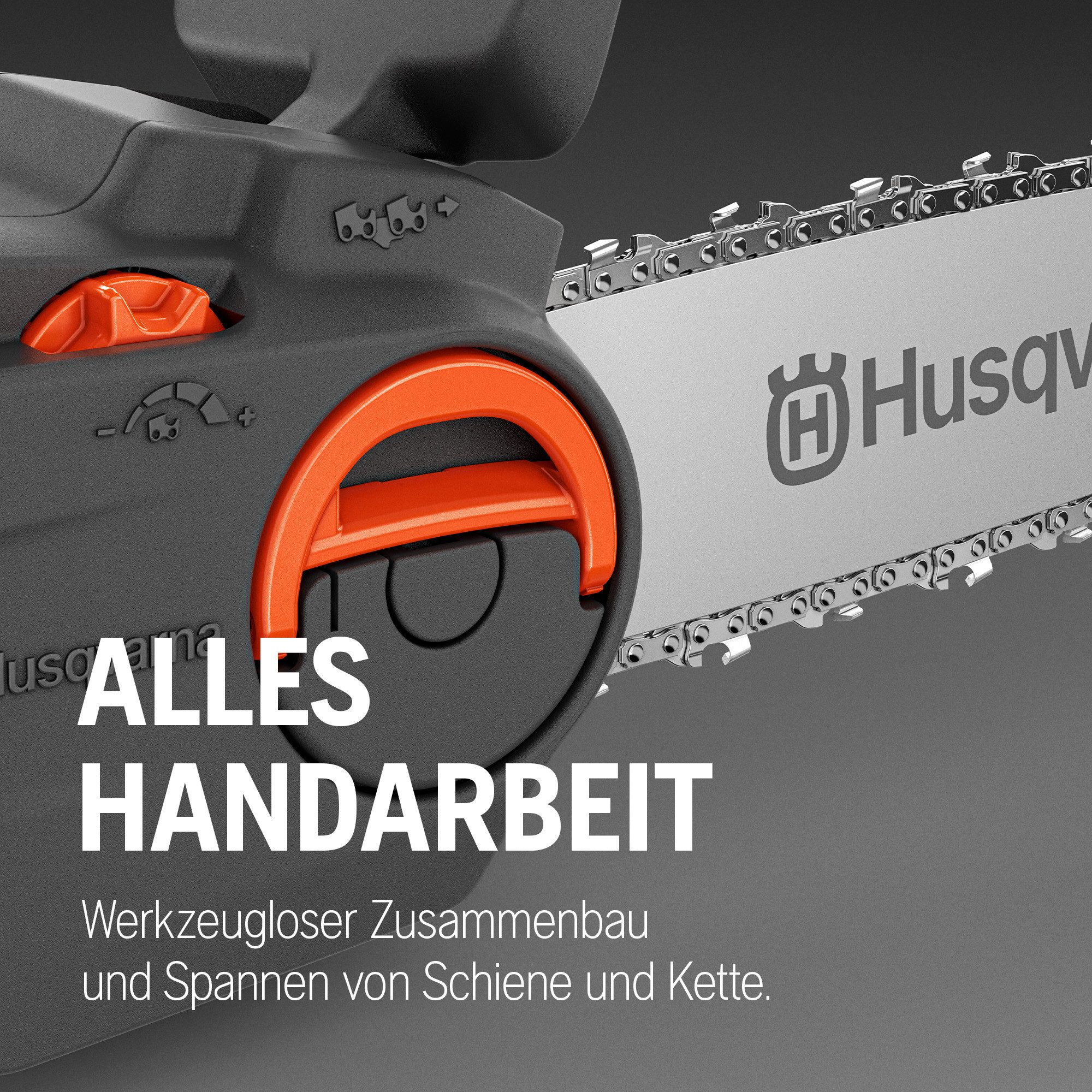 Husqvarna Akku-Kettensäge Aspire C15X-P4A, 25 cm Schwertlänge, Batteriebetrieben, Lithium-Ionen, 18V, hohe Schnittgeschwindigkeit