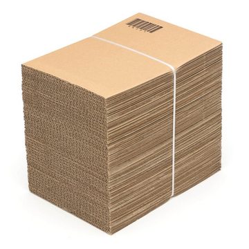 KK Verpackungen Karton, 50 Wellpapp-Zuschnitte 210 x 297 mm Postversand Warensicherung Braun