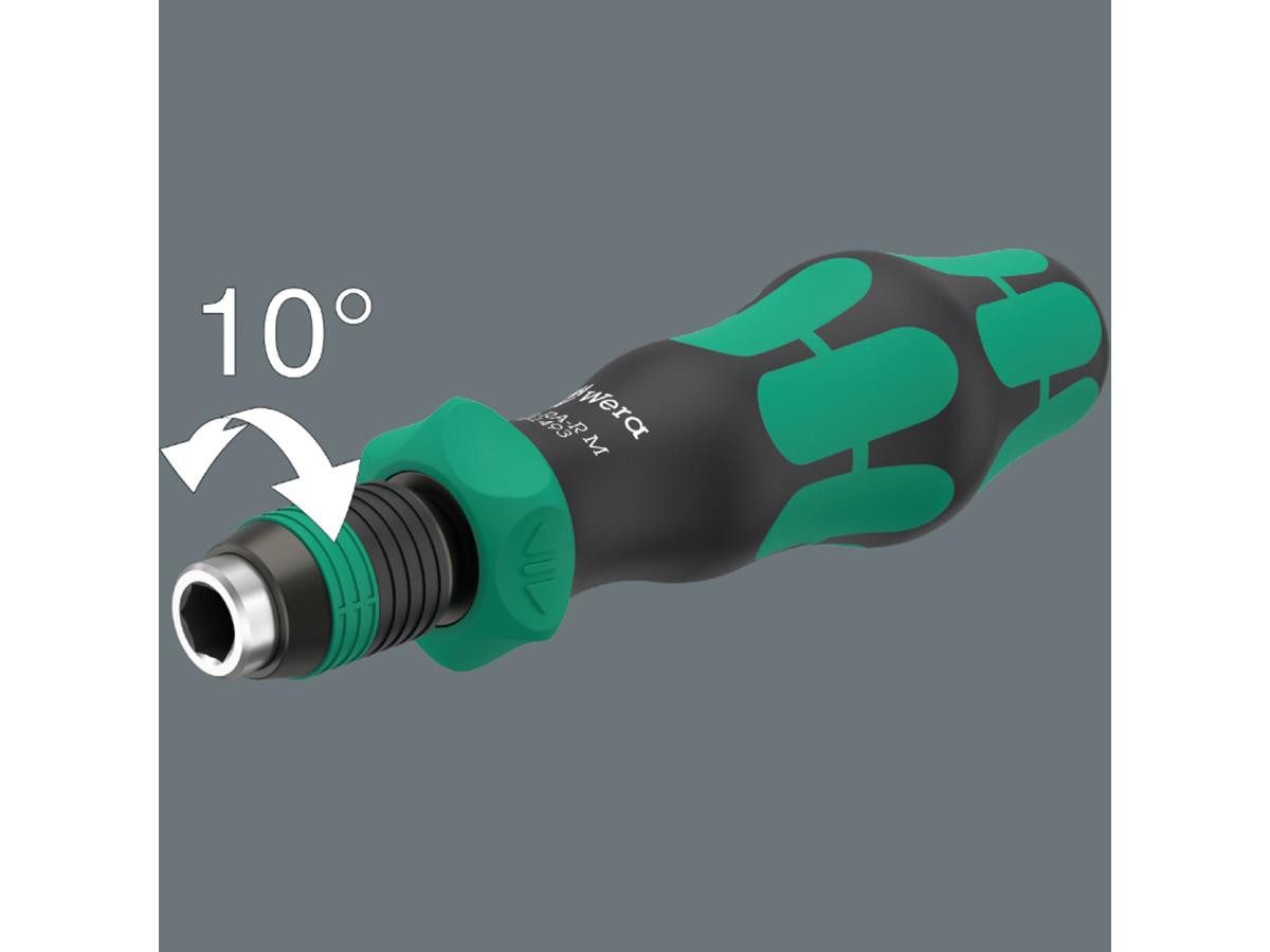 Wera Schraubendreher Kraftform Kompakt 838 RA-R M, (Set, 15-teilig), für Bits mit 1/4" Außensechskantantrieb, inkl. robuster Falttasche