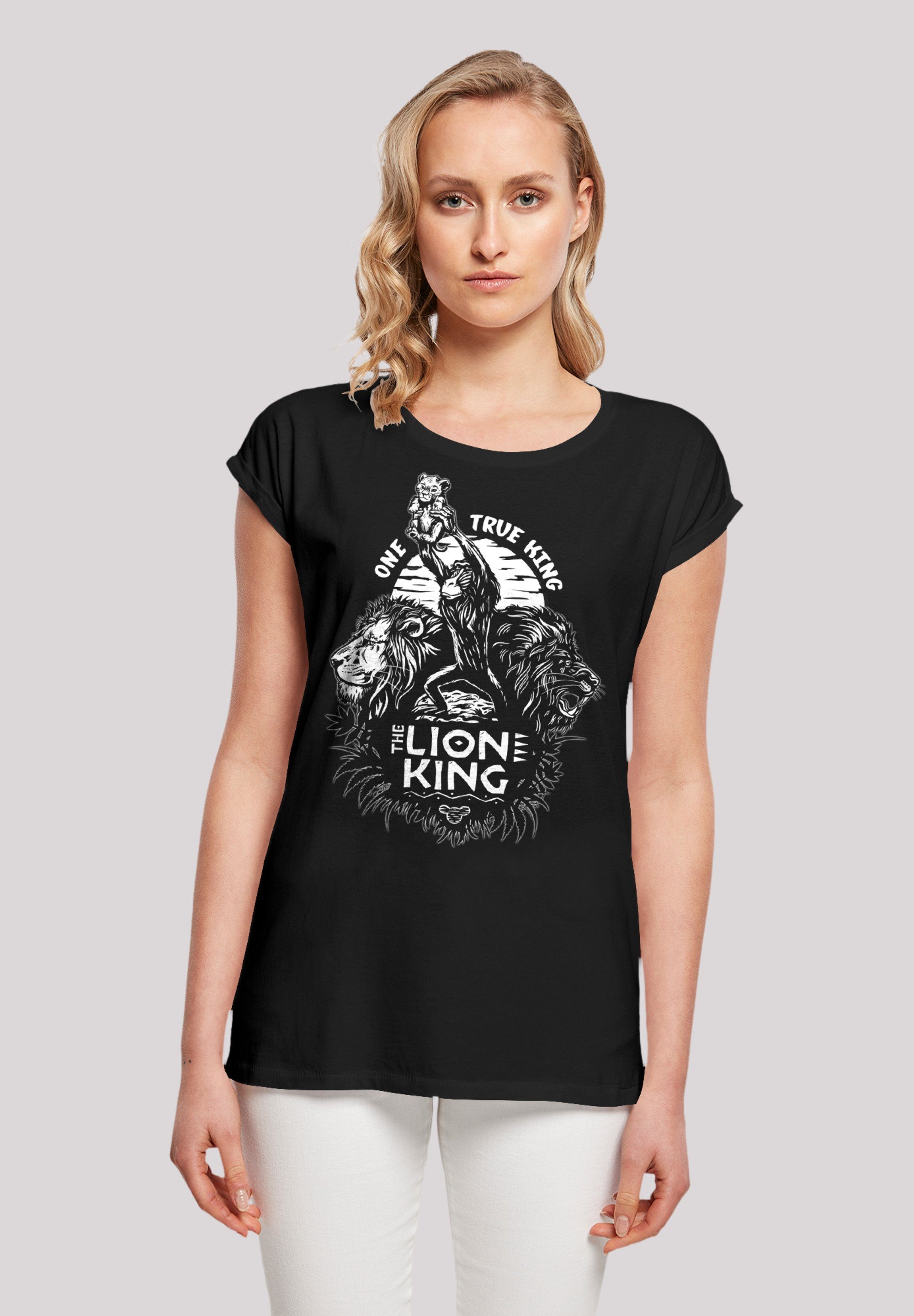 F4NT4STIC T-Shirt Disney König der Löwen One True King Premium Qualität,  Sehr weicher Baumwollstoff mit hohem Tragekomfort