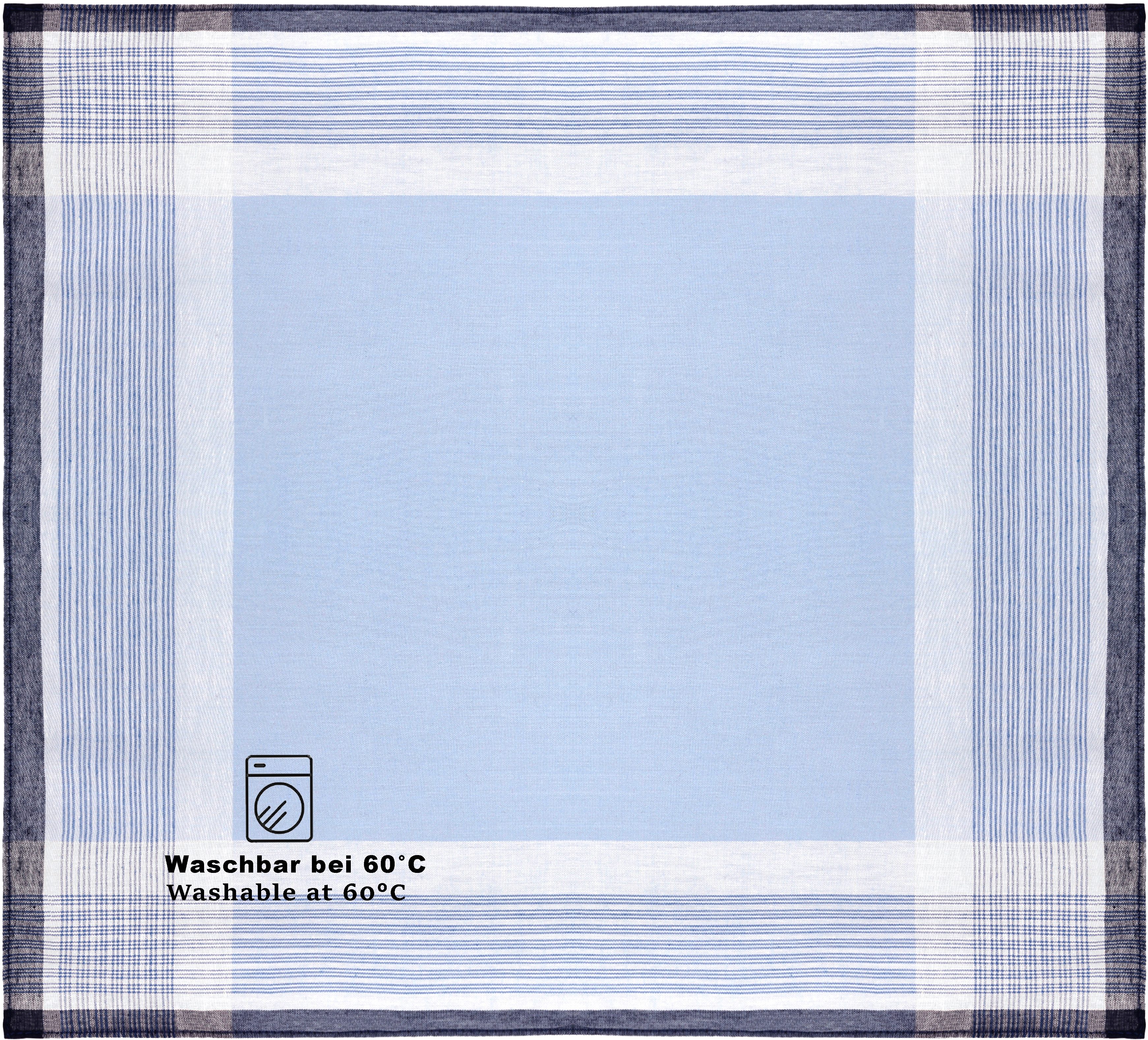 Betz Taschentuch 12 Stück Herren Stoff Taschentücher Set Größe 40x40 cm