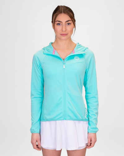 BIDI BADU Trainingsjacke Crew Trainingsjacke für Damen in hellblau