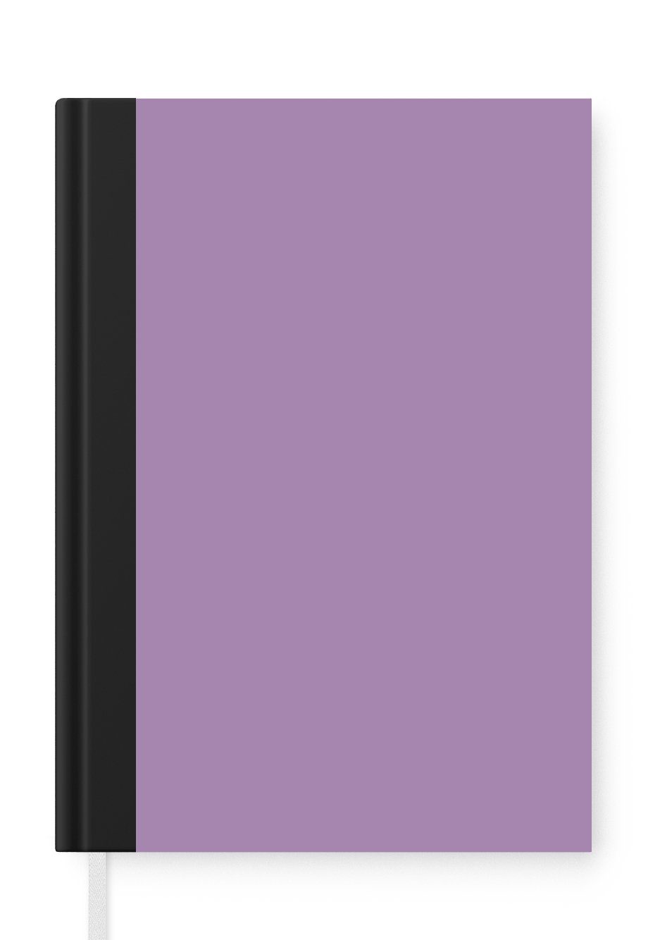 MuchoWow Notizbuch Innenbereich - Violett - Farben - Farbe - Einfarbig, Journal, Merkzettel, Tagebuch, Notizheft, A5, 98 Seiten, Haushaltsbuch