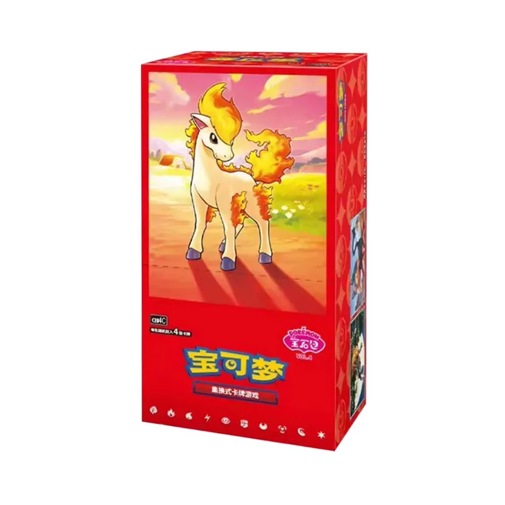 The Pokémon Company Sammelkarte Pokemon Gem Pack Vol. 4 Booster Display CBB4C Chinesisch
