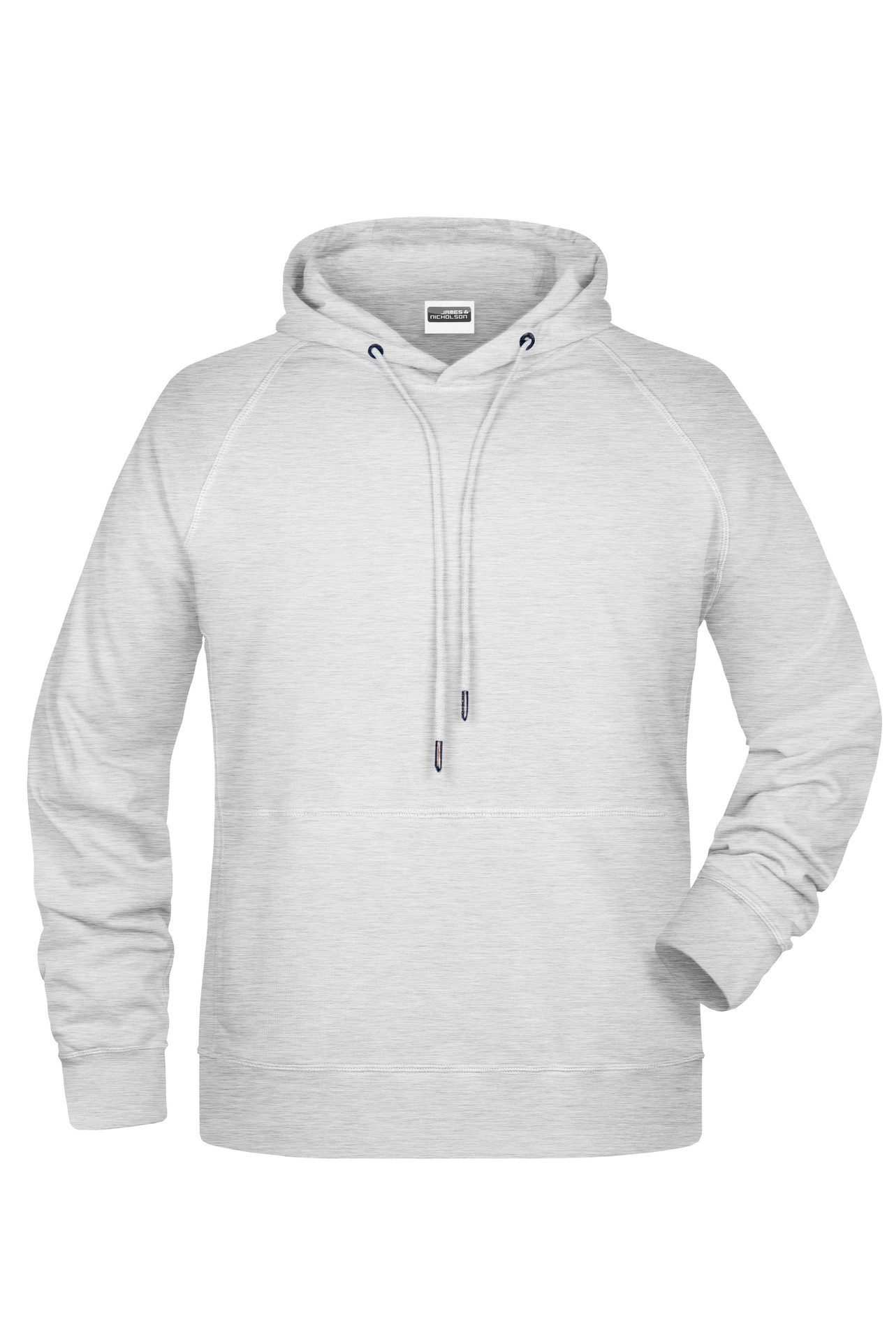 James & Nicholson Kapuzensweatshirt Hochwertiger Herren Kapuzensweat aus Bio-Baumwolle 8024 Hochwertige Sweat-Qualität mit angerauter Innenseite