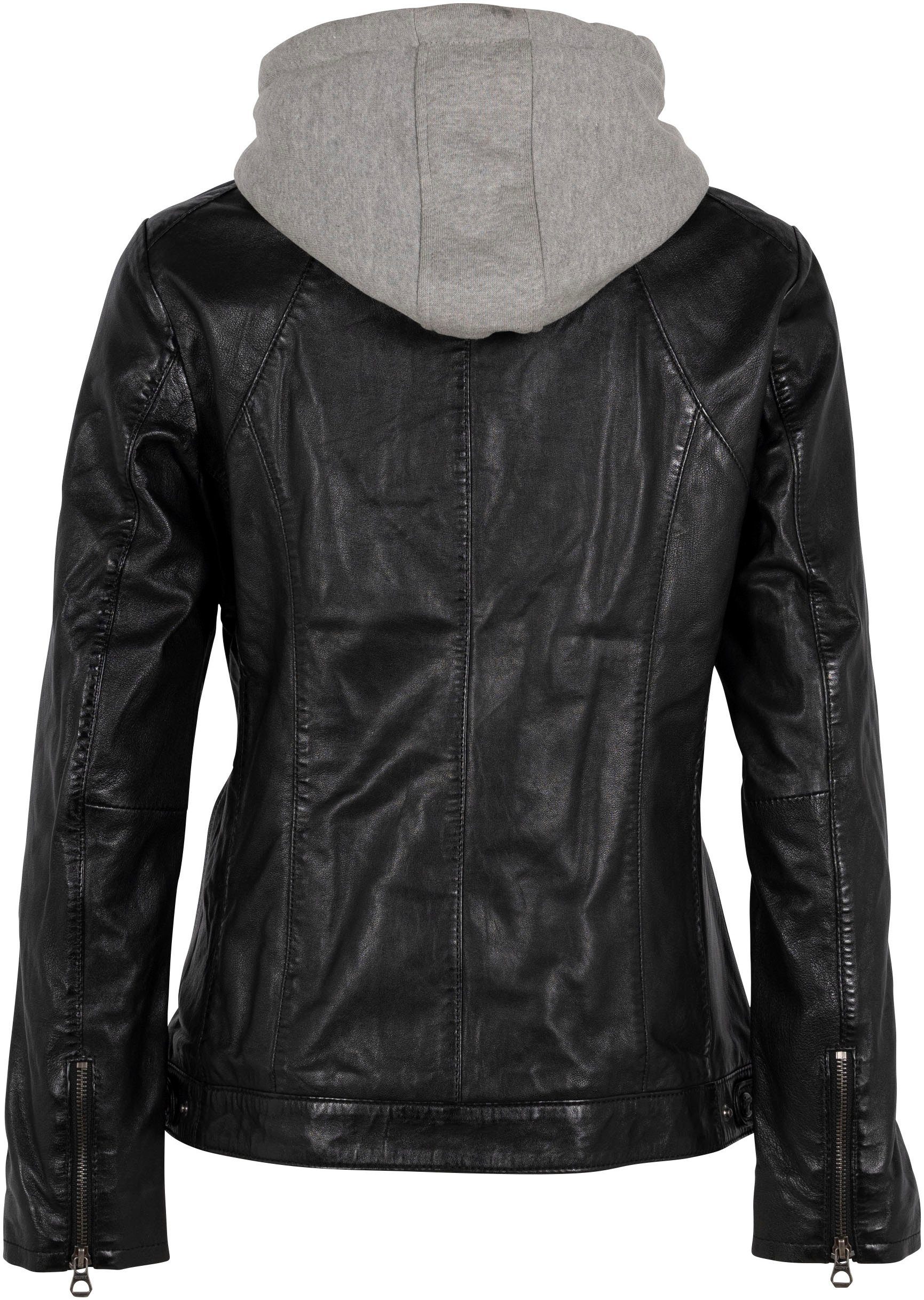 Größen black Gipsy CF in Plus-Size GWVaila Lederjacke