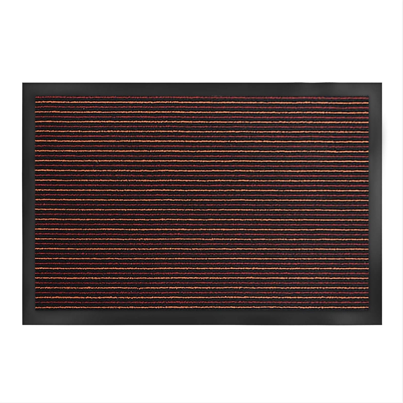 SKY Schmutzfangmatten Fußmatte Tango Rot, Erhältlich in 3 Größen, Eingangsmatte, rechteckig, Höhe: 6 mm