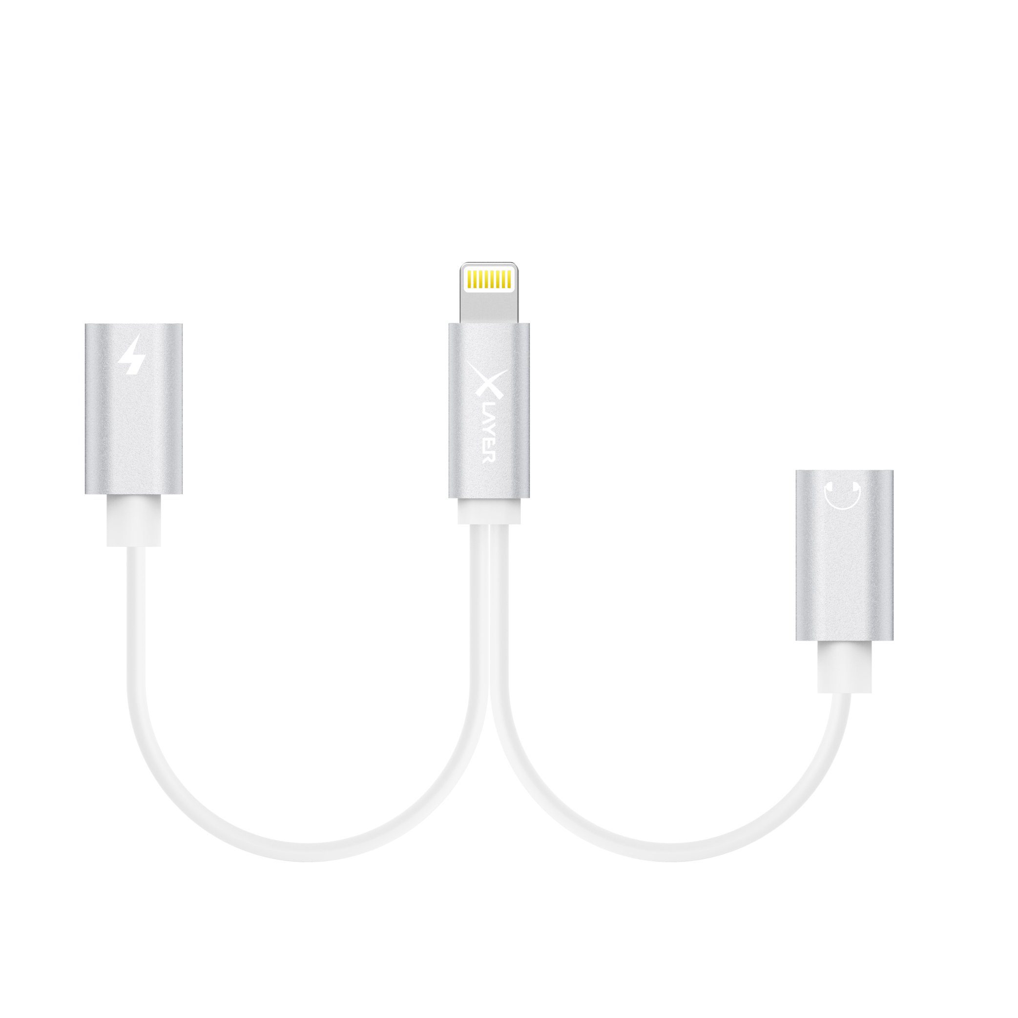 XLAYER Kabel Dual Lightning Adapter (1x Lightning auf 2x Lightning ...