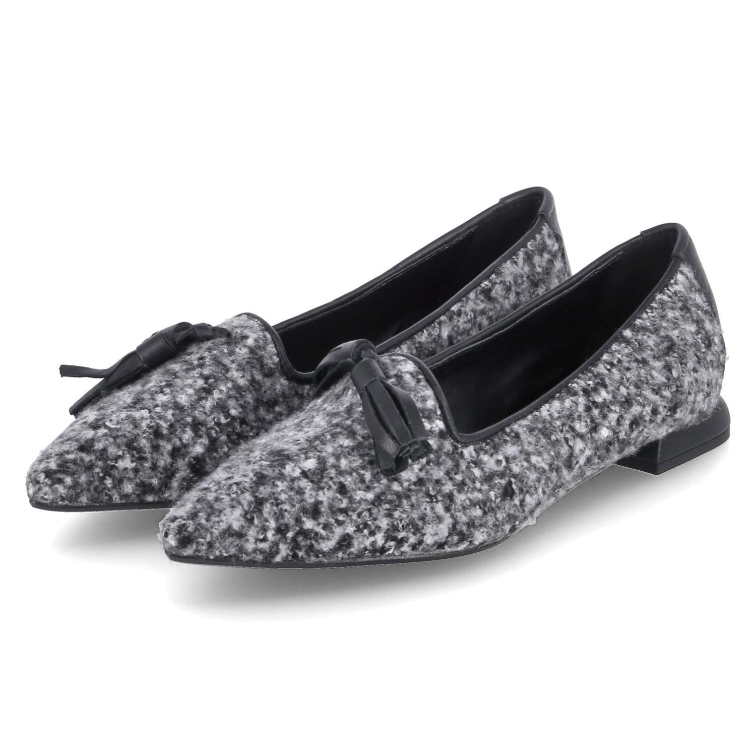 601 Lana/Nappa-Grigia/Nera Ballerina