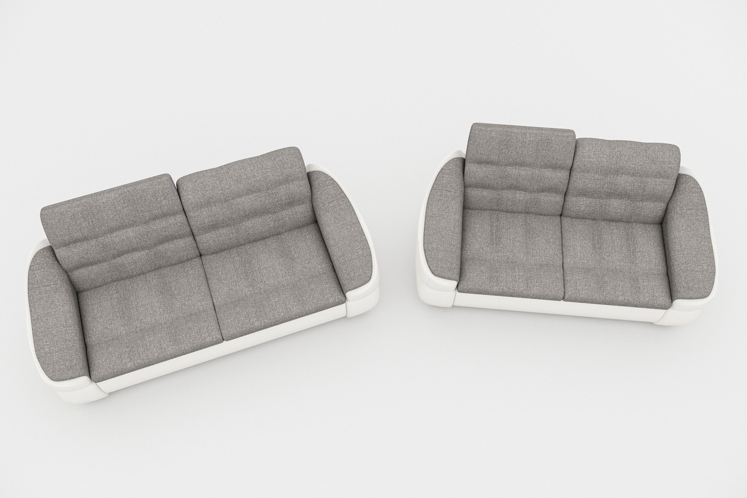 Polstergarnitur (Set Europa 2-Sitzer aus Stylefy (2-tlg), Modern Alisa, Design, in made 2,5-Sitzer Sofa, und Sofa bestehend