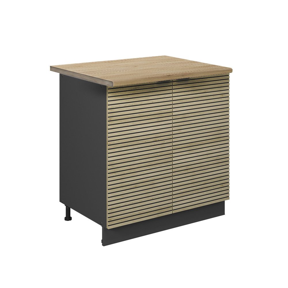 Vicco Küchenzeile R-Line, Weiß Landhaus/Weiß, 350 günstig online kaufen