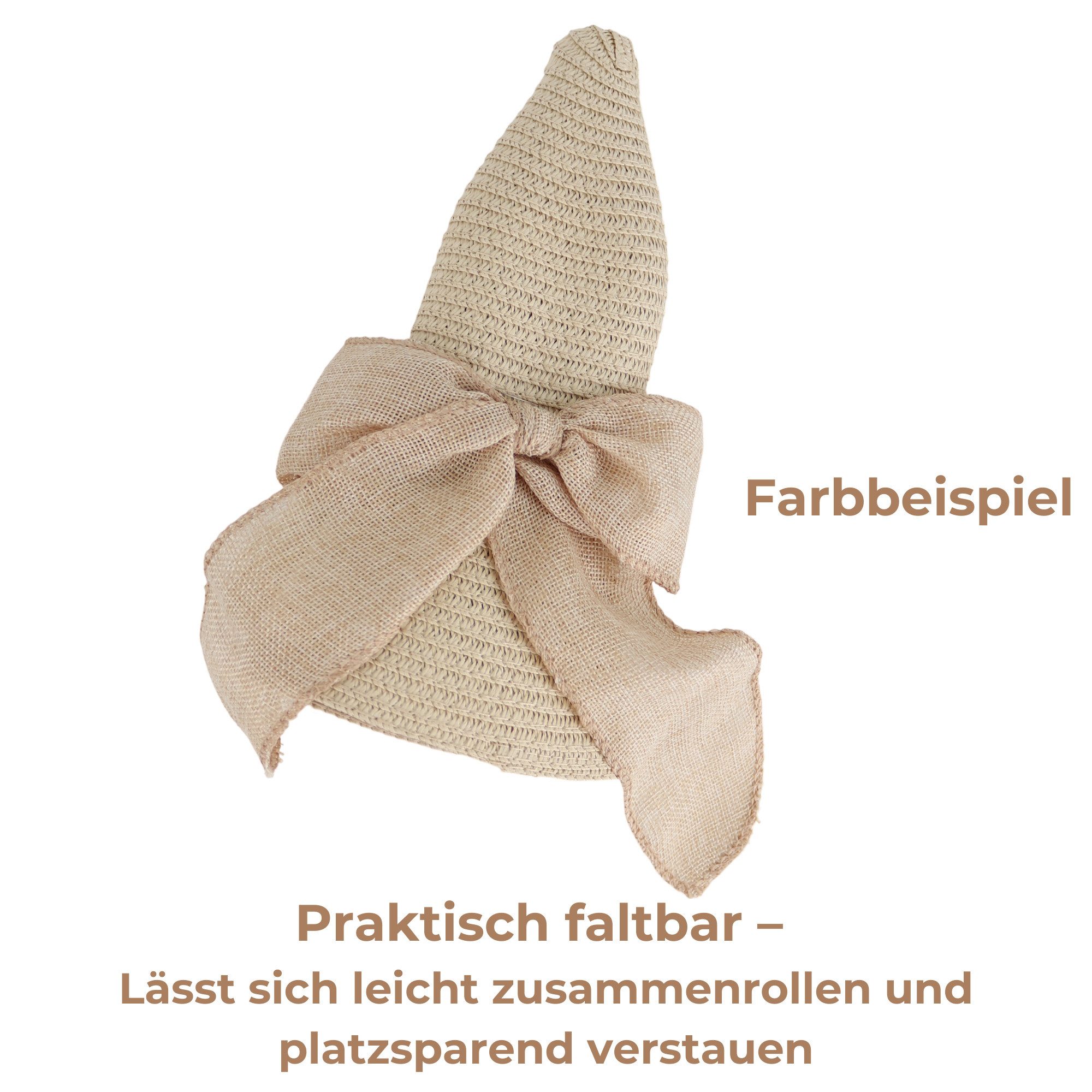 MIRROSI Strohhut Sonnenhut Sommerhut Strandhut mit günstig online kaufen