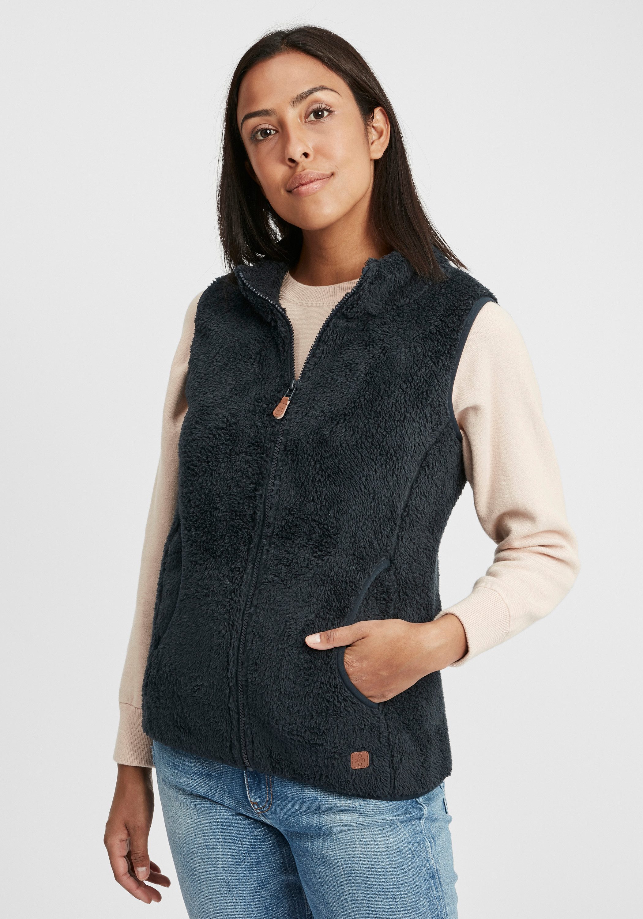 OXMO Sweatweste OXTheri Weste aus Teddy-Fleece günstig online kaufen