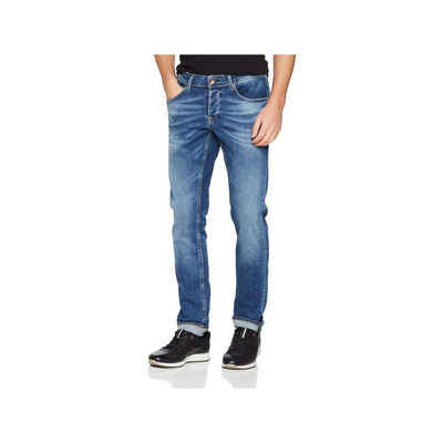 Garcia Straight-Jeans blau slim fit (1-tlg)