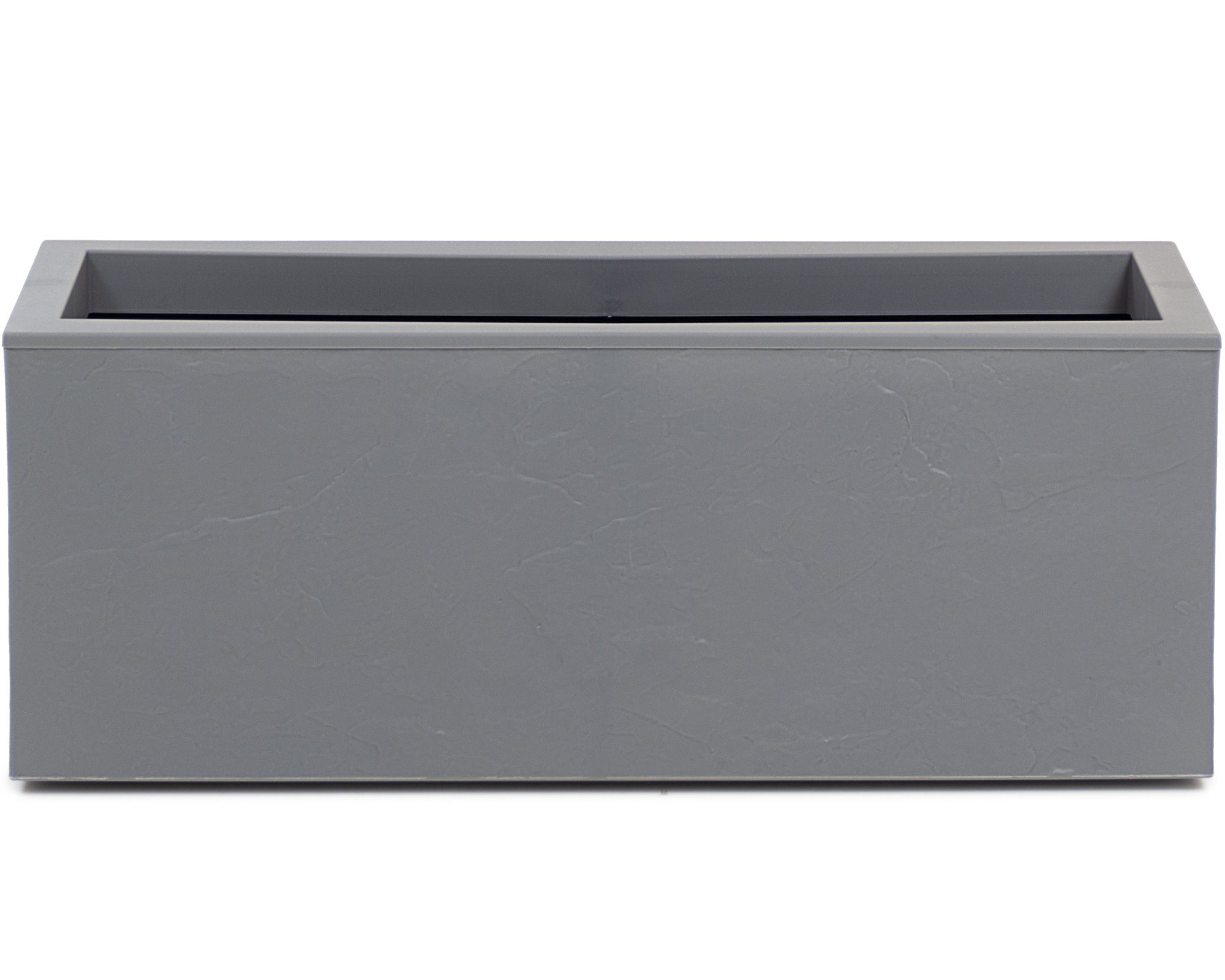 ONDIS24 Плантатор Balkonkasten mit Wasserspeicher, 25L Pflanzvolumen, Плантатор, Vulkan/Basalt, rechteckig, Blumentopf, Balkon Terrasse