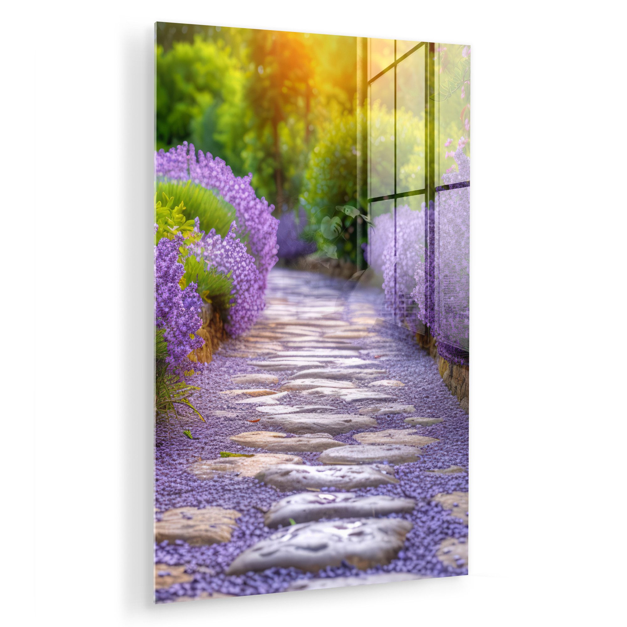 MuchoWow Acrylglasbild Blumen - Kröte - günstig online kaufen