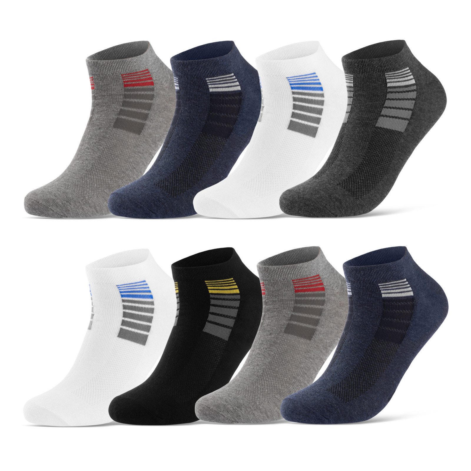 Sneakersocken 8, 12 oder 20 Paar Sneaker Socken SPORT