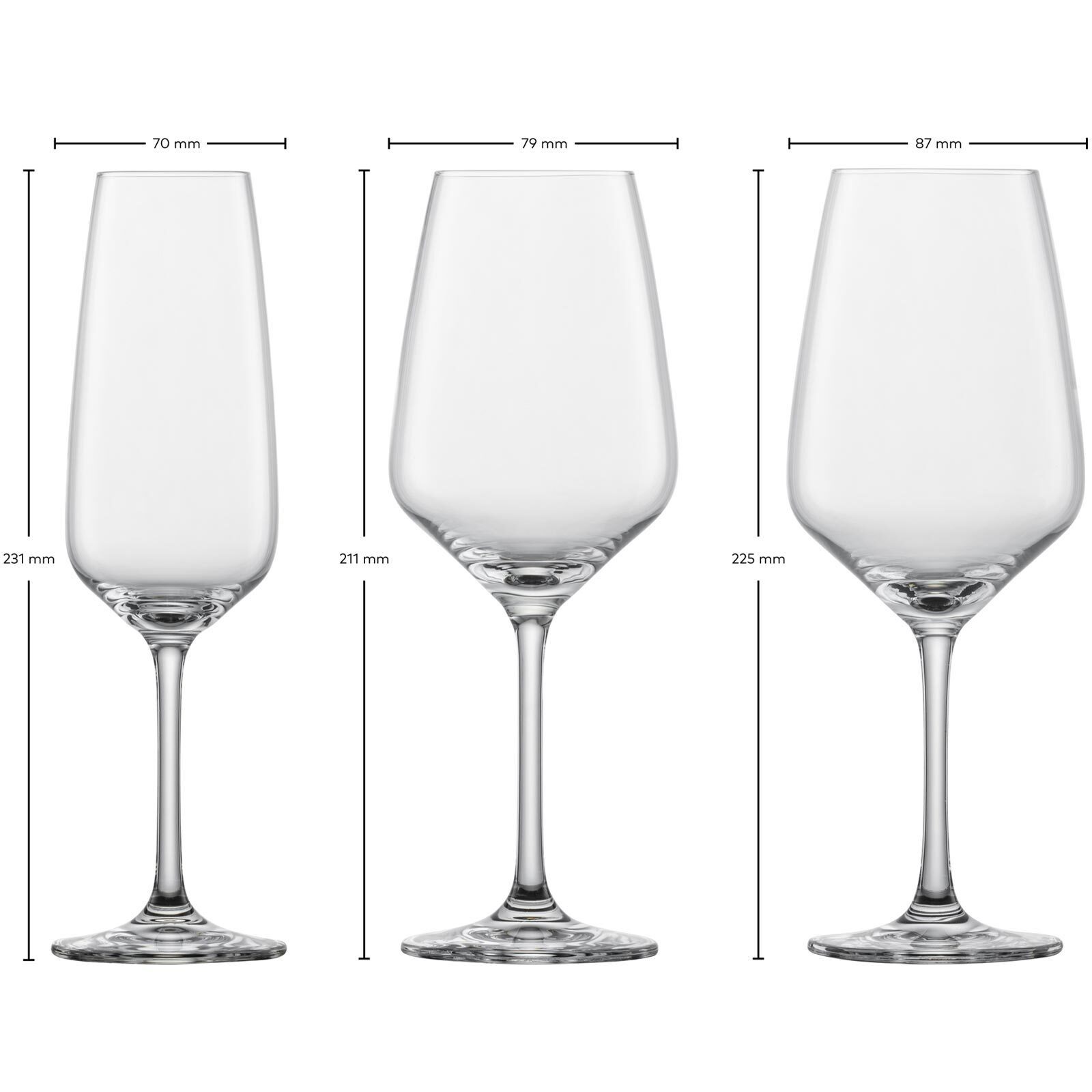 SCHOTT ZWIESEL Gläser-Set Tulip Gläser-Set 12er Set, 12-tlg., Glas