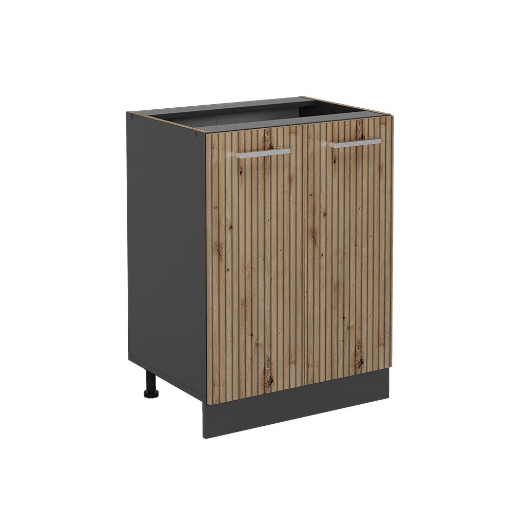 Vicco Unterschrank R-Line, Artisan-Eiche/Anthrazit, 60 cm günstig online kaufen