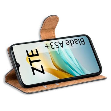 CoolGadget Handyhülle Book Case Handy Tasche für ZTE Blade A53+ 6,52 Zoll, Hülle Klapphülle Flip Cover für Blade A53 Plus Schutzhülle stoßfest