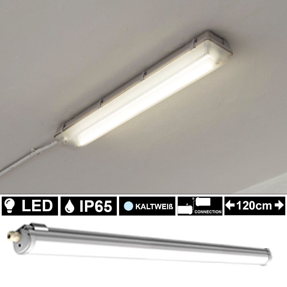 etc-shop Deckenleuchte, LED-Leuchtmittel fest verbaut, Kaltweiß, Tageslichtweiß, 36 Watt SMD LED Wannen Röhren Leuchte Werkstatt Tageslicht Decken