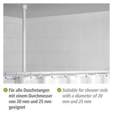WENKO Duschvorhang WENKO Deckenstütze für Duschstangen (T 57 cm) T 57 cm weiß
