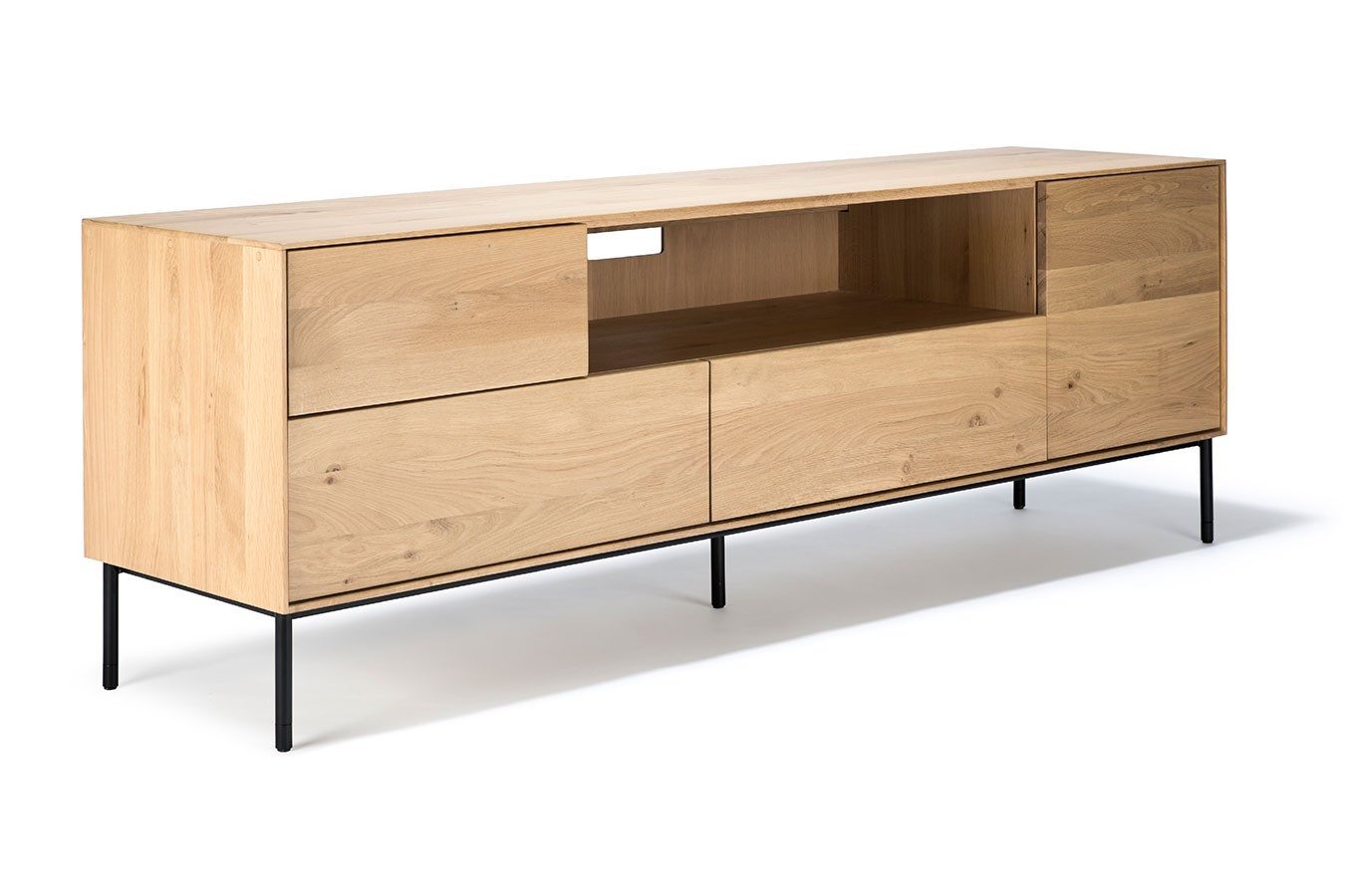 Ethnicraft Highboard TV Board Whiteboard Eiche natur B 180 cm