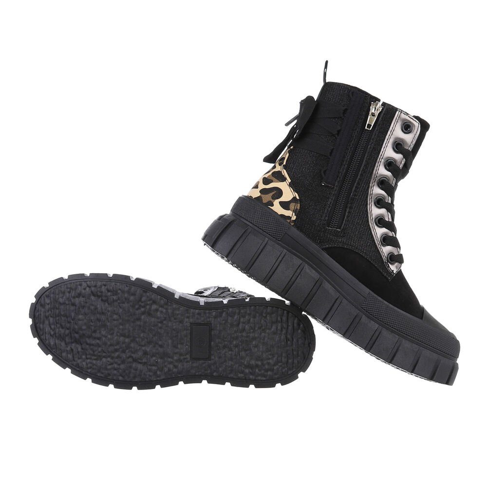 Ital-Design Damen Schnürschuhe Freizeit Schnürstiefelette günstig online kaufen