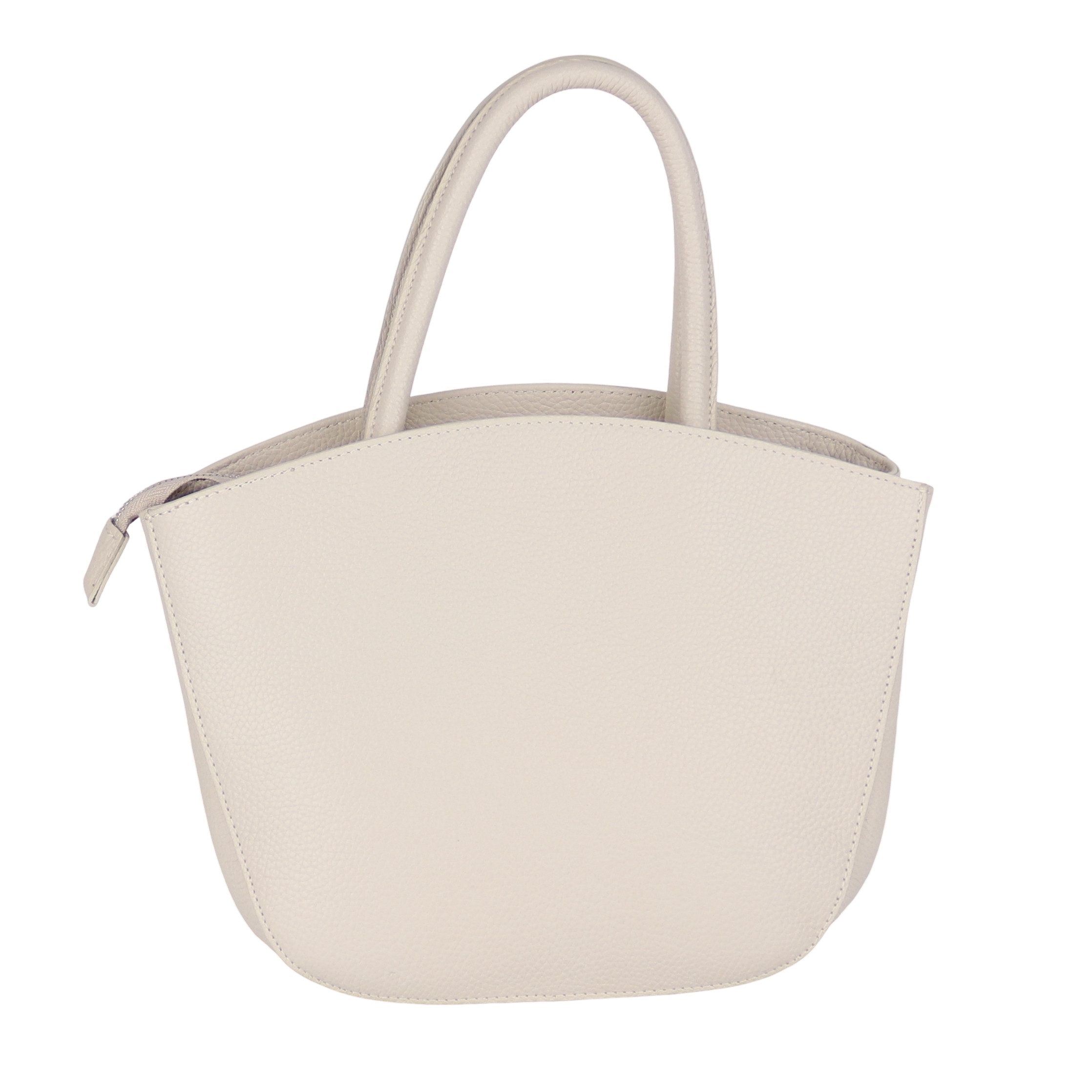 MIRROSI Henkeltasche Damen Mittelgroße Tasche aus Echtleder Schultertasche, Maße: ca.30x22x13cm