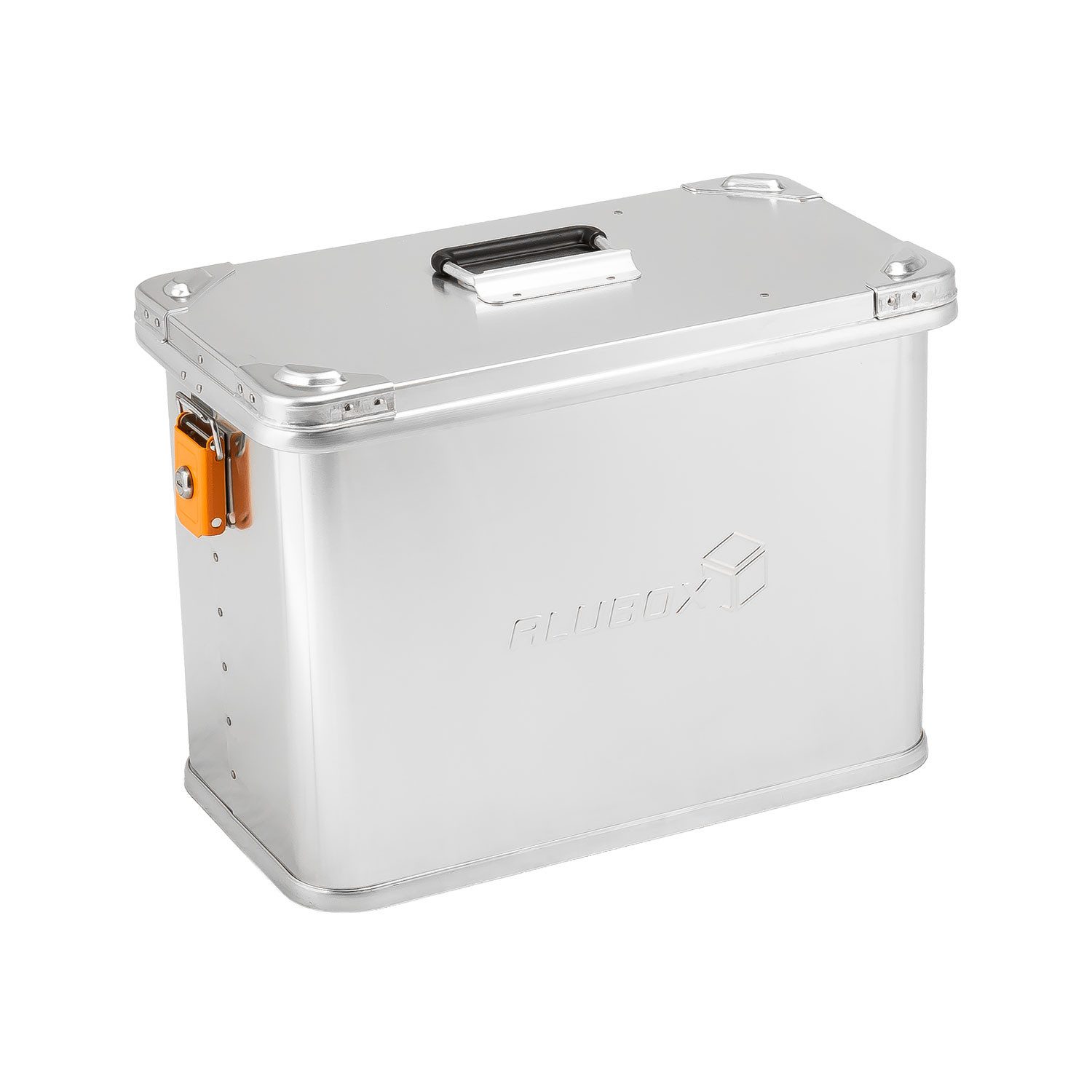 ALUBOX Aufbewahrungsbox Outdoor Transportkiste wasserdicht (32 Liter), silikonierte Innenfugen - wasserdichte Nieten