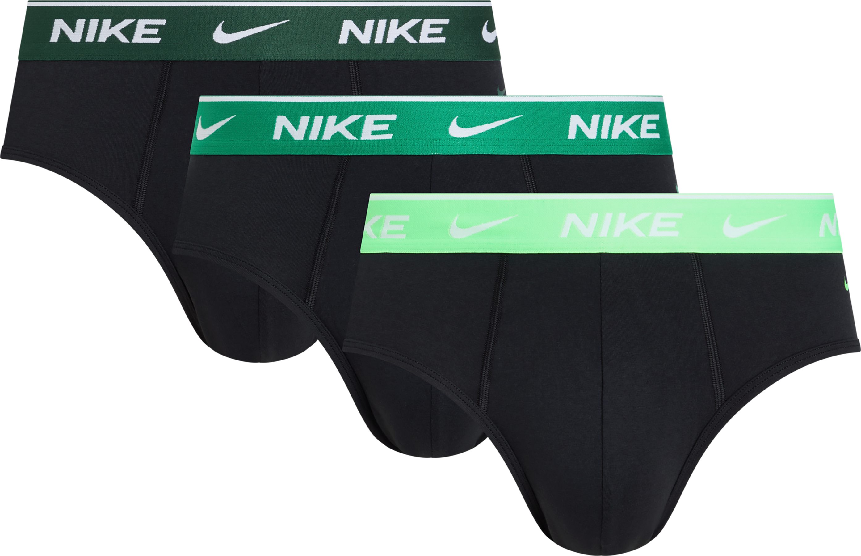 Nike Underwear Slip BRIEF 3PK (Packung, 3-St., 3er) mit Logo-Elastikbund