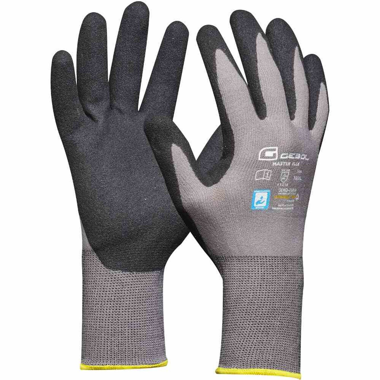 Gebol Gartenhandschuhe Handschuh MasterFlex M Größe M (8)