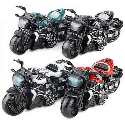 Kind Ja Spielzeug-Motorrad Ducati-Motorrad 4 Stück, 1: 32 Legierung, detailliertes Modell