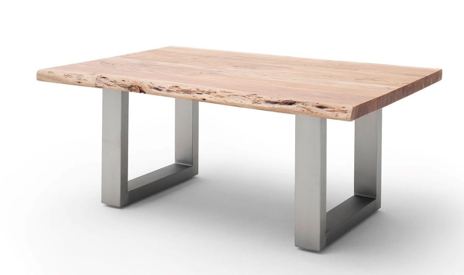 Cartagen, U-Form Akazie-massiv MCA natur Couchtisch furniture Baumkante rechteckig