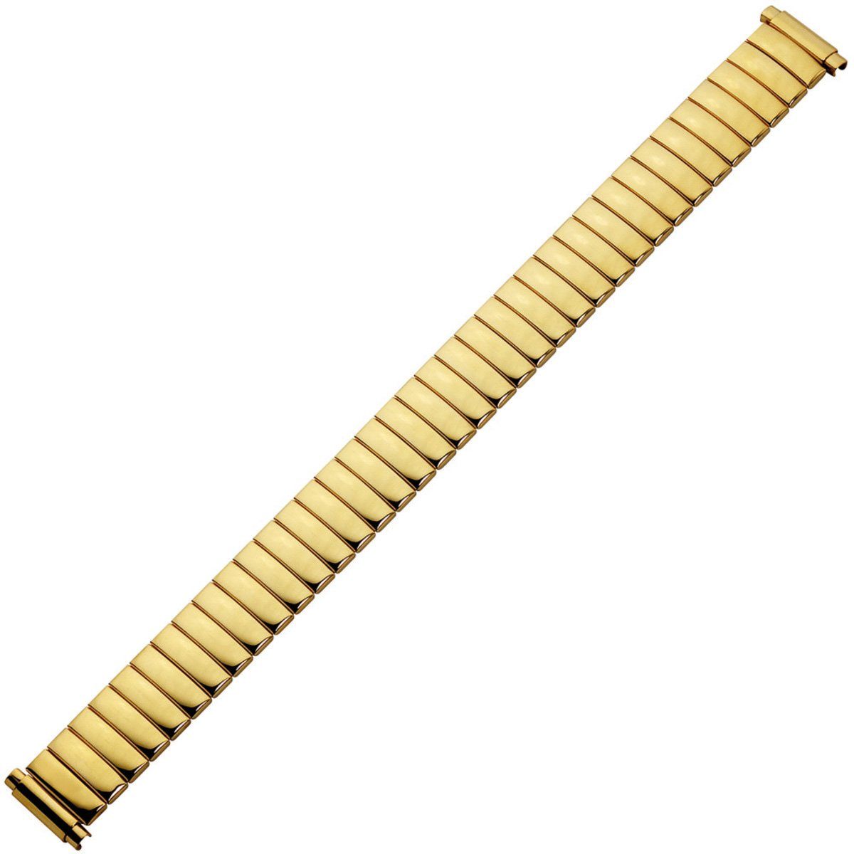 MARBURGER Uhrenarmband 10, 11, 12, 13, 14mm Edelstahl Gold Zugband