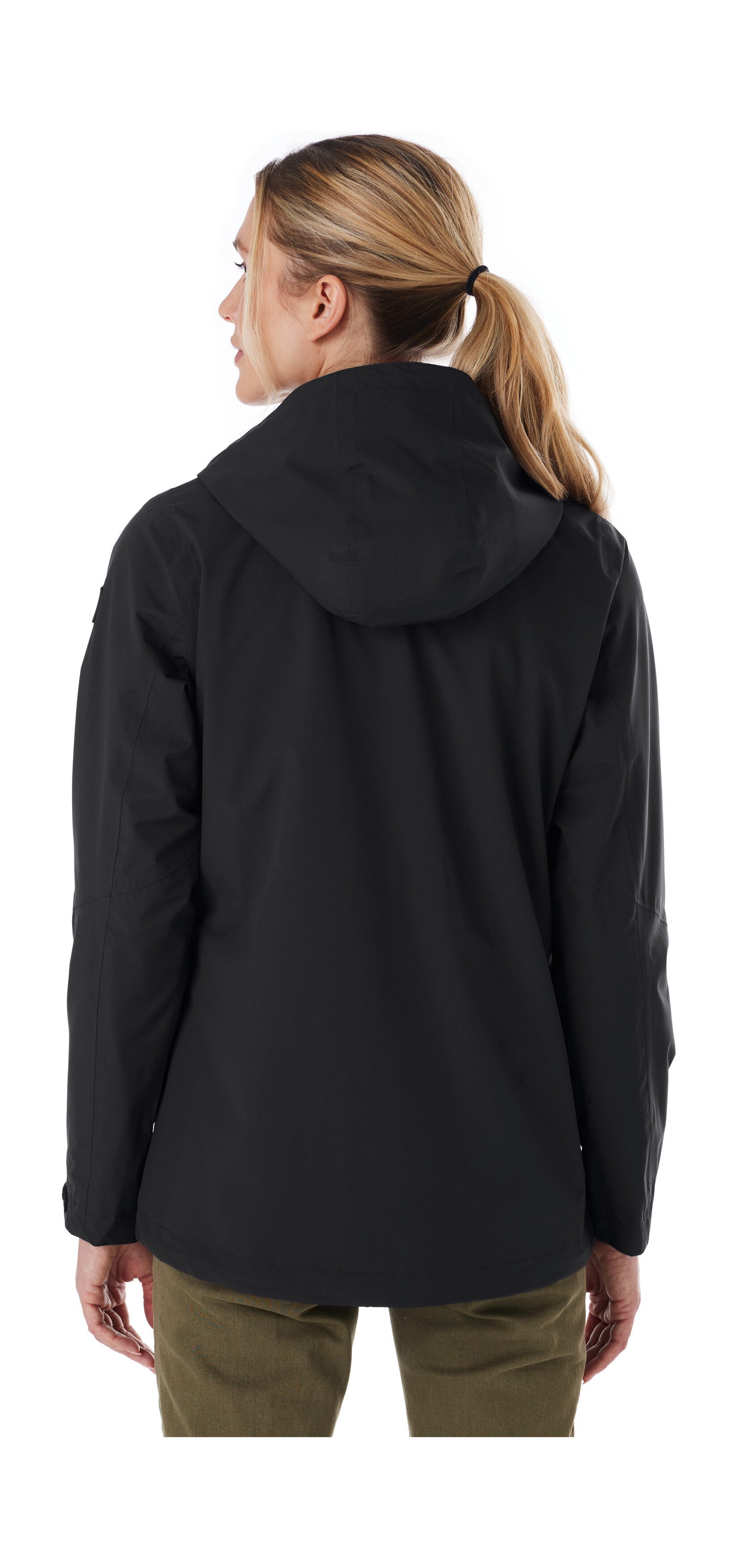 Killtec Outdoorjacke Damen Regenjacke OOKS 1 Leichte, wasser- und winddichte Jacke, atmungsaktiv, abnehmbare Kapuze