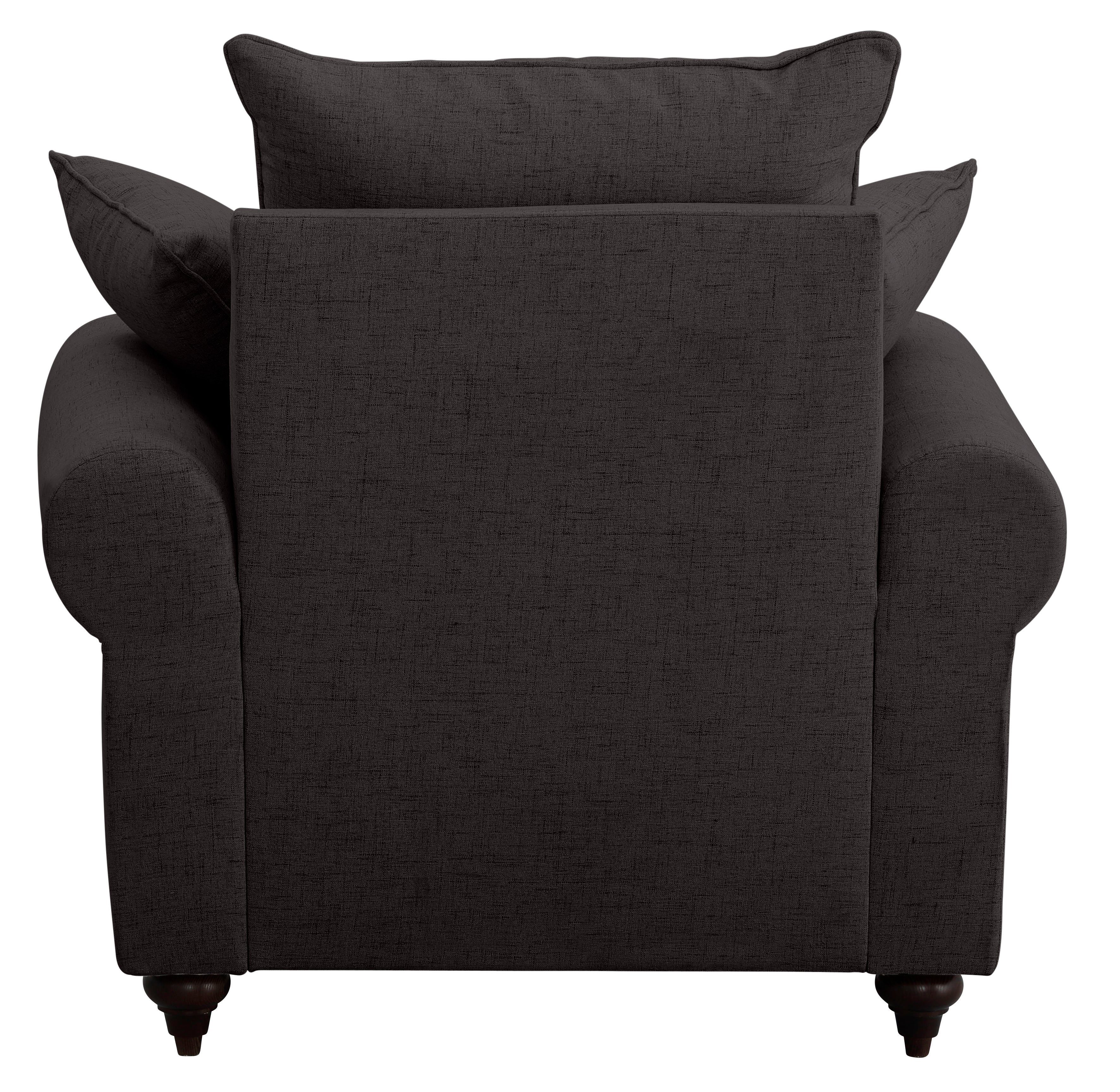 mit Farben affaire Sessel verschiedenen erhältlich Home hochwertigem Kaltschaum, in dark brown Bloomer,
