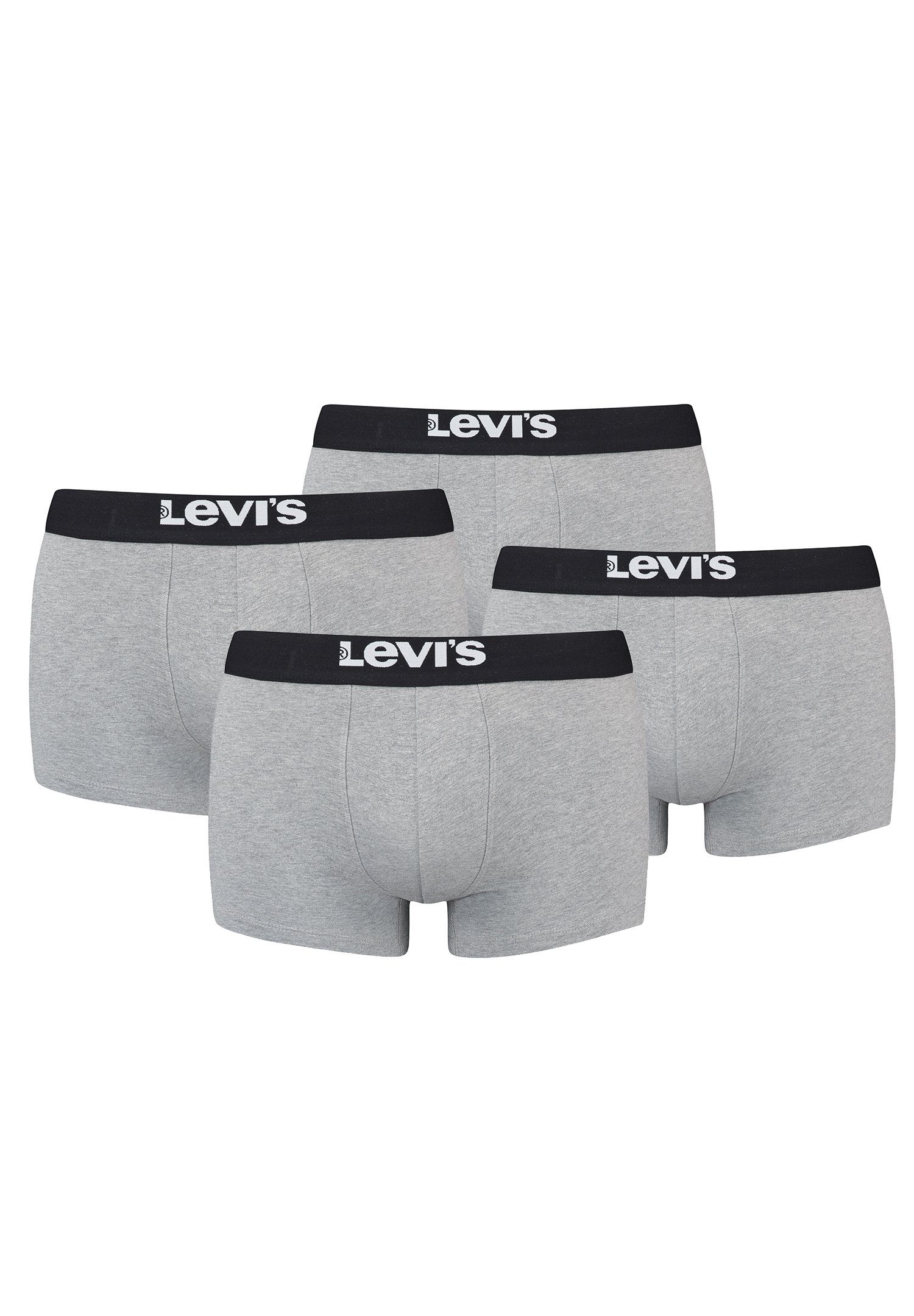 Boxershorts LEVIS MEN SOLID BASIC TRUNK ORGANIC CO 4er Pack