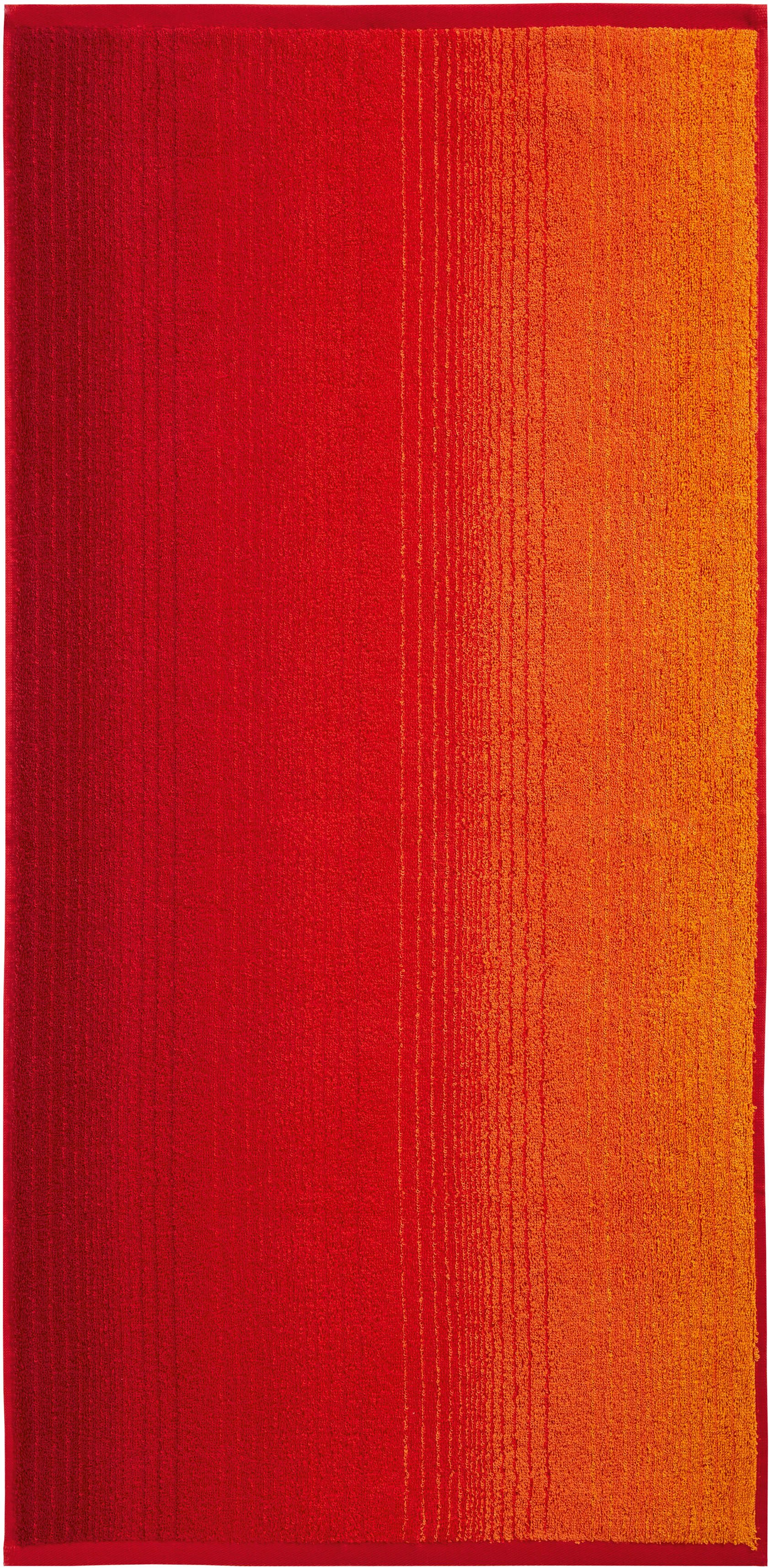 Dyckhoff Handtücher Colori, Walkfrottee (1-St), mit Farbverlauf