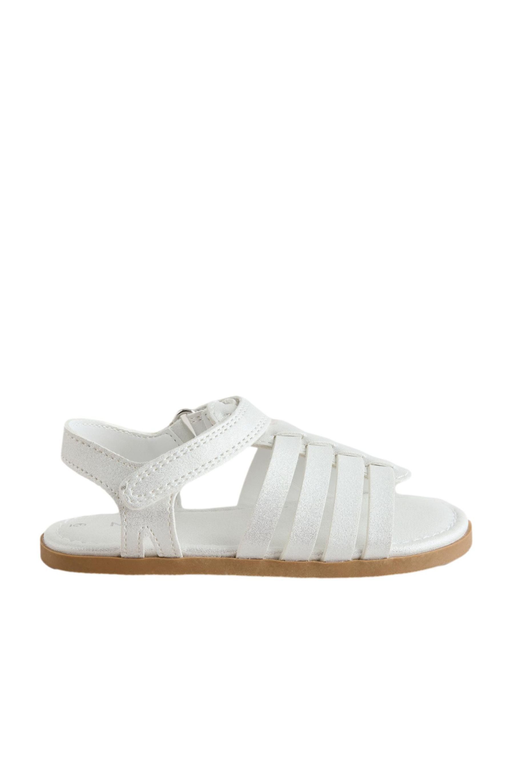 Next Sandalen mit Knöchelriemen und Klettverschluss Sandale (1-tlg)