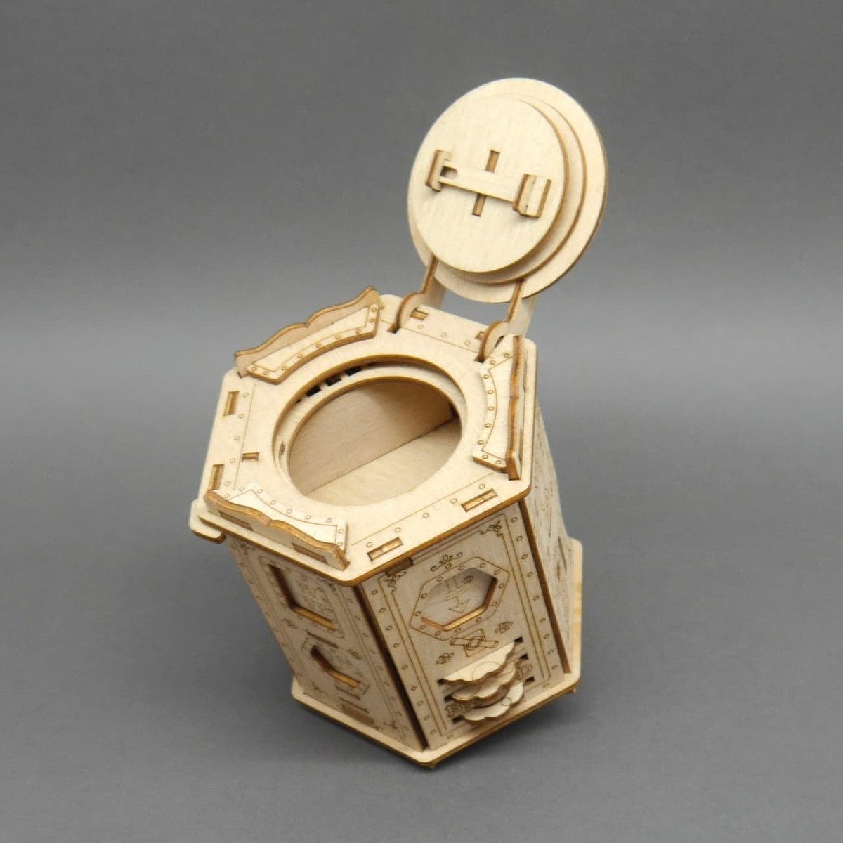 ESC, Escape Welt Spiel FORT KNOX PRO - kannst du das Puzzle knacken?, Knobelspiel, Holzspiel