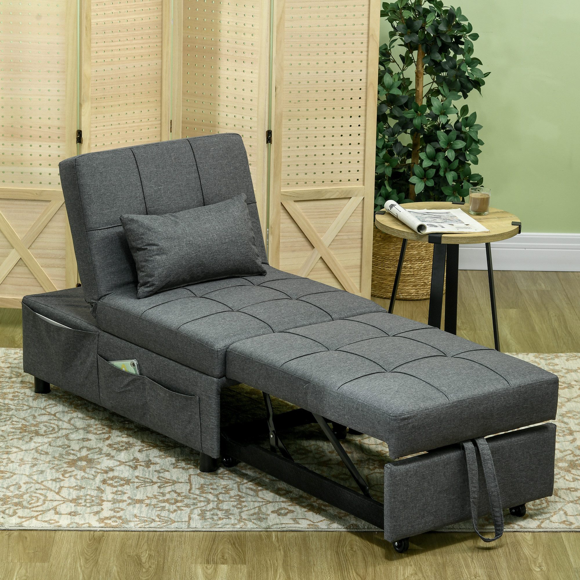 HOMCOM Sessel 3 in 1 Klappsessel günstig online kaufen