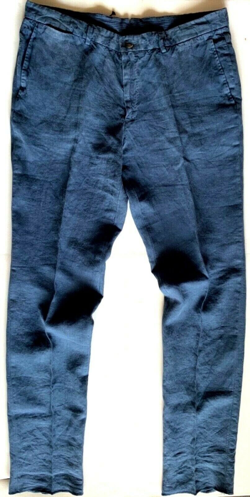 HUGO Leinenhose Hugo Boss Herren Hosen, Hugo Boss Boss Barlow-D Leinen Hosen