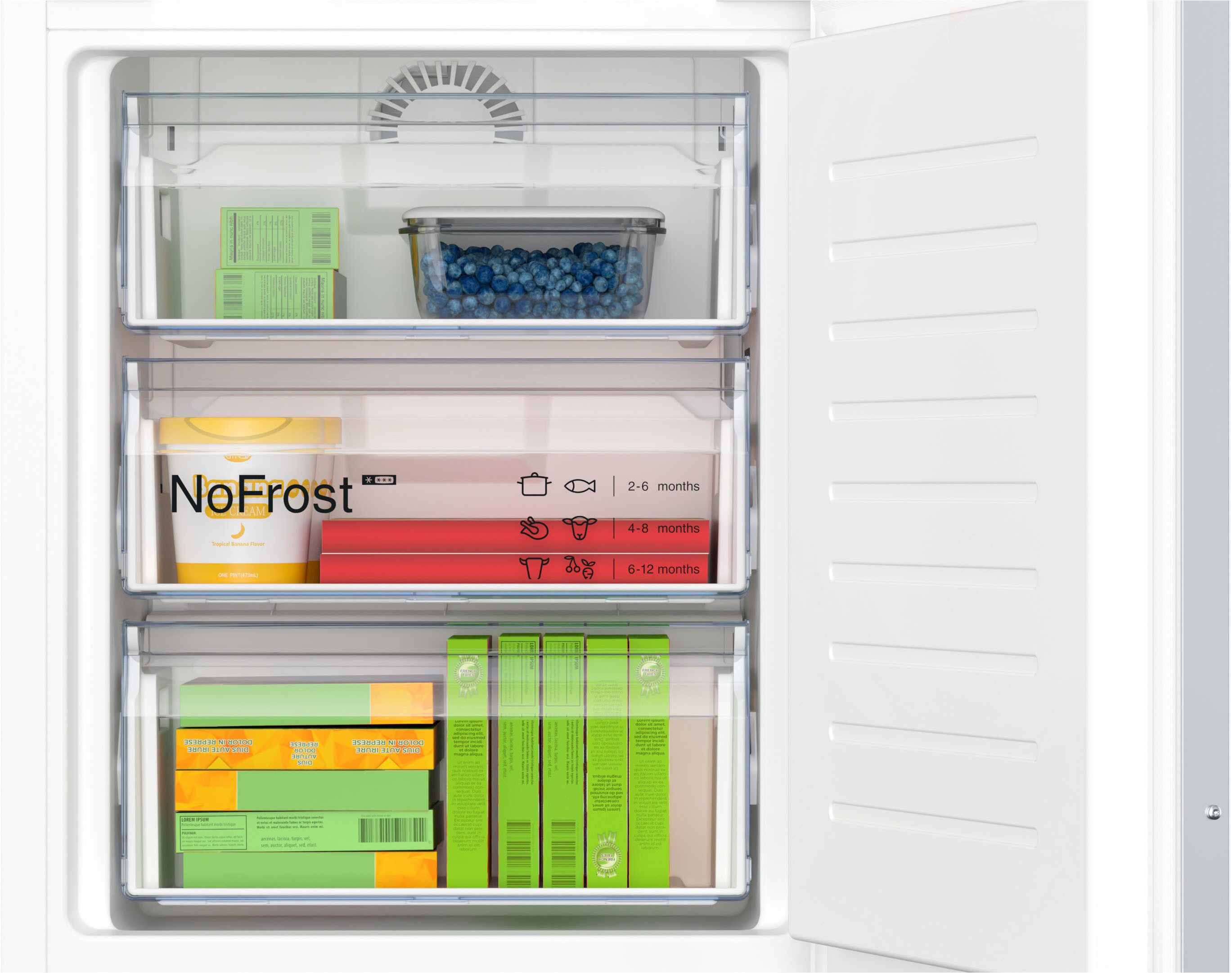 NEFF Einbaukühlgefrierkombination N 70 KI7863DD0, 177,2 cm hoch, 56 cm breit, No Frost: nie wieder Abtauen
