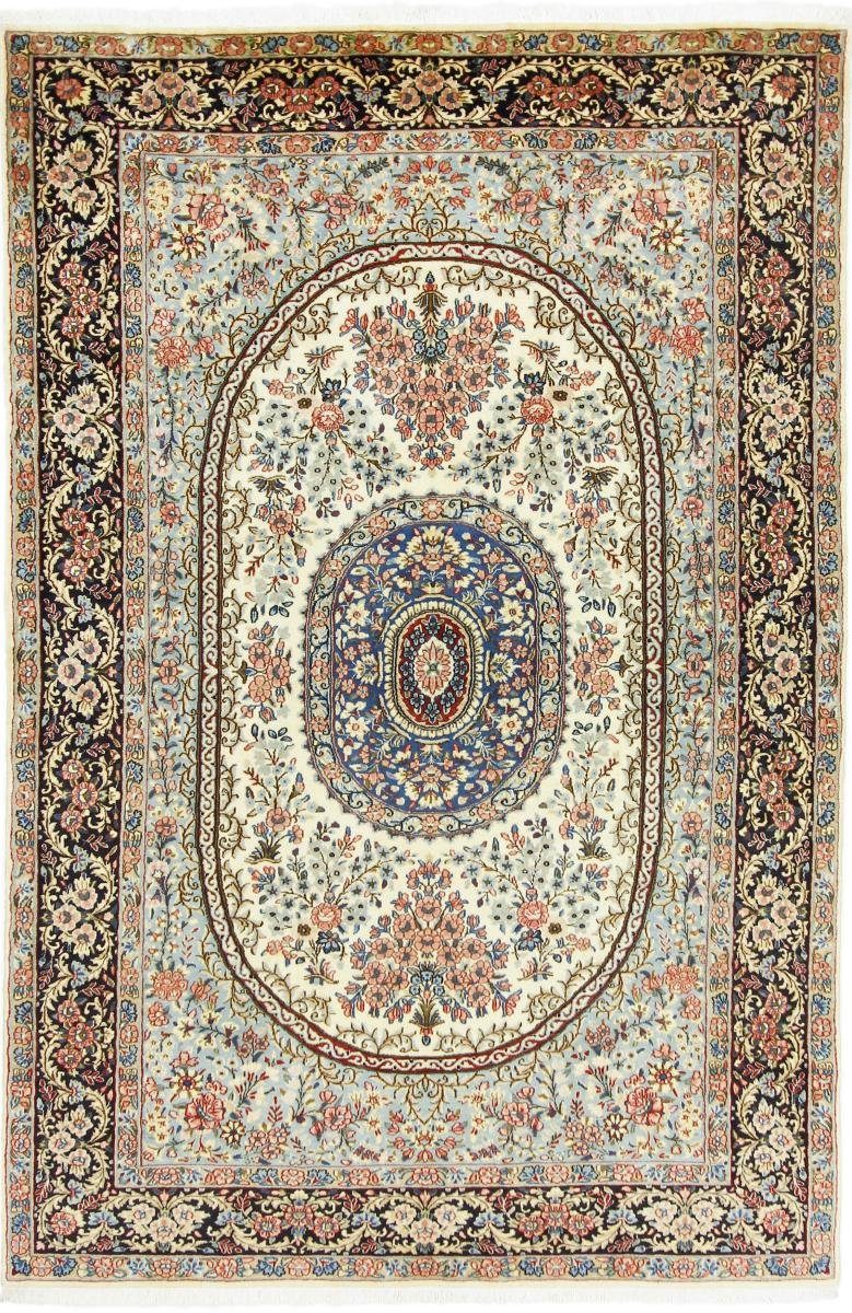 Orientteppich Kerman Rafsanjan 152x225 Handgeknüpfter Orientteppich / Perserteppich, Nain Trading, rechteckig, Höhe: 12 mm