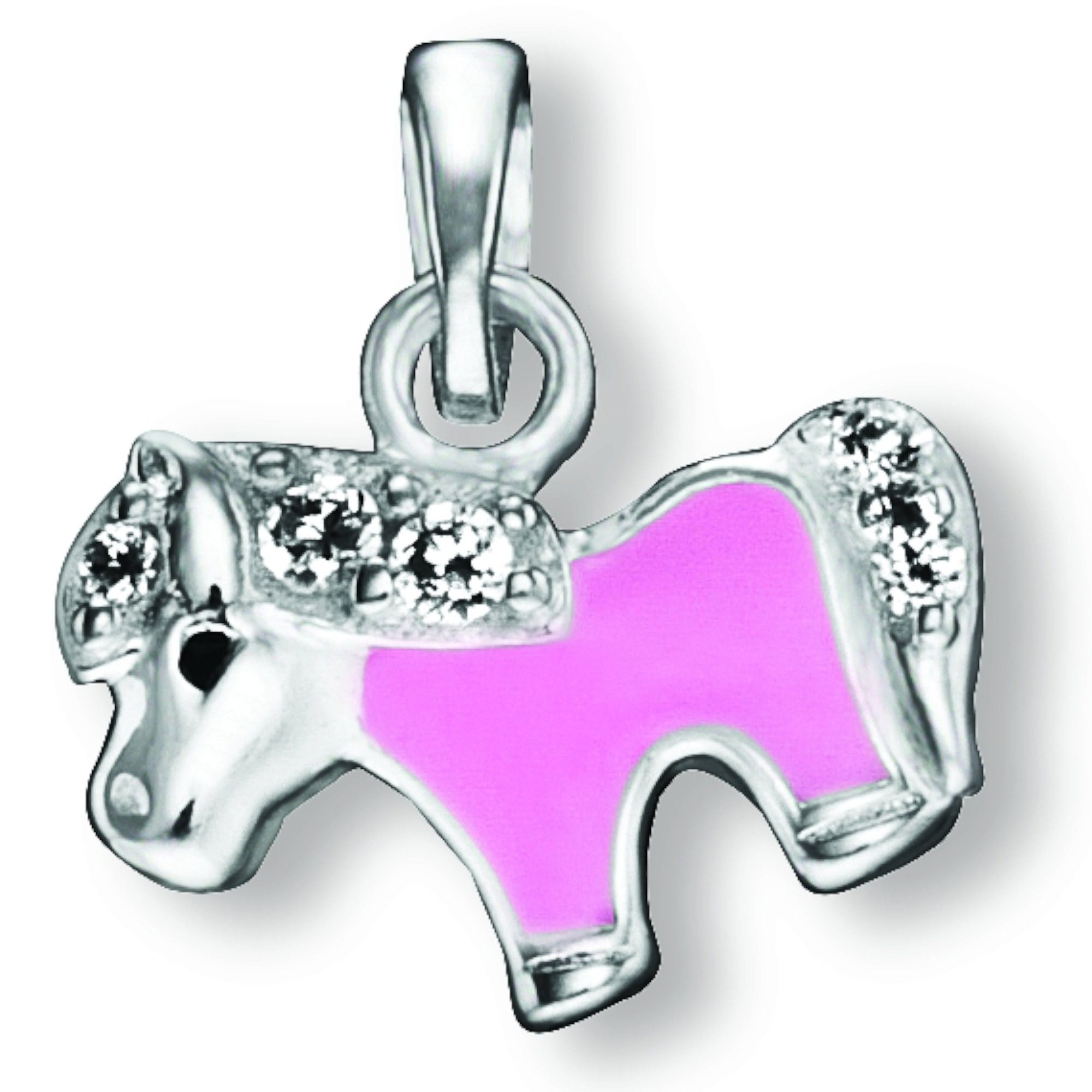 Anhänger Kettenanhänger Schmuck Zirkonia ONE 925 Damen ELEMENT Ponny Ponny Silber Silber, aus