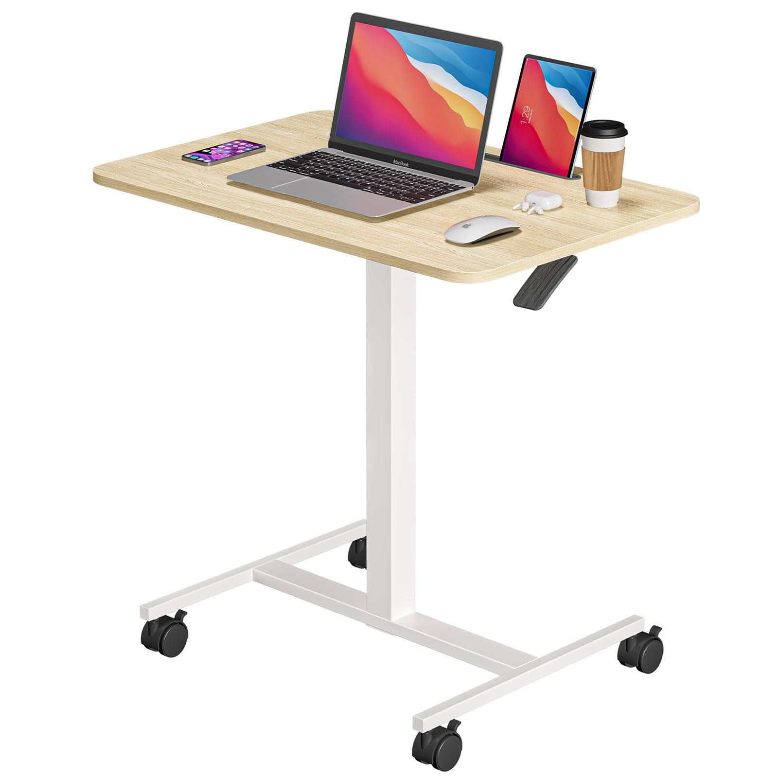 Dripex Laptoptisch Beistelltisch höhenverstellbar Computertisch Schreibtisch Stehpult
